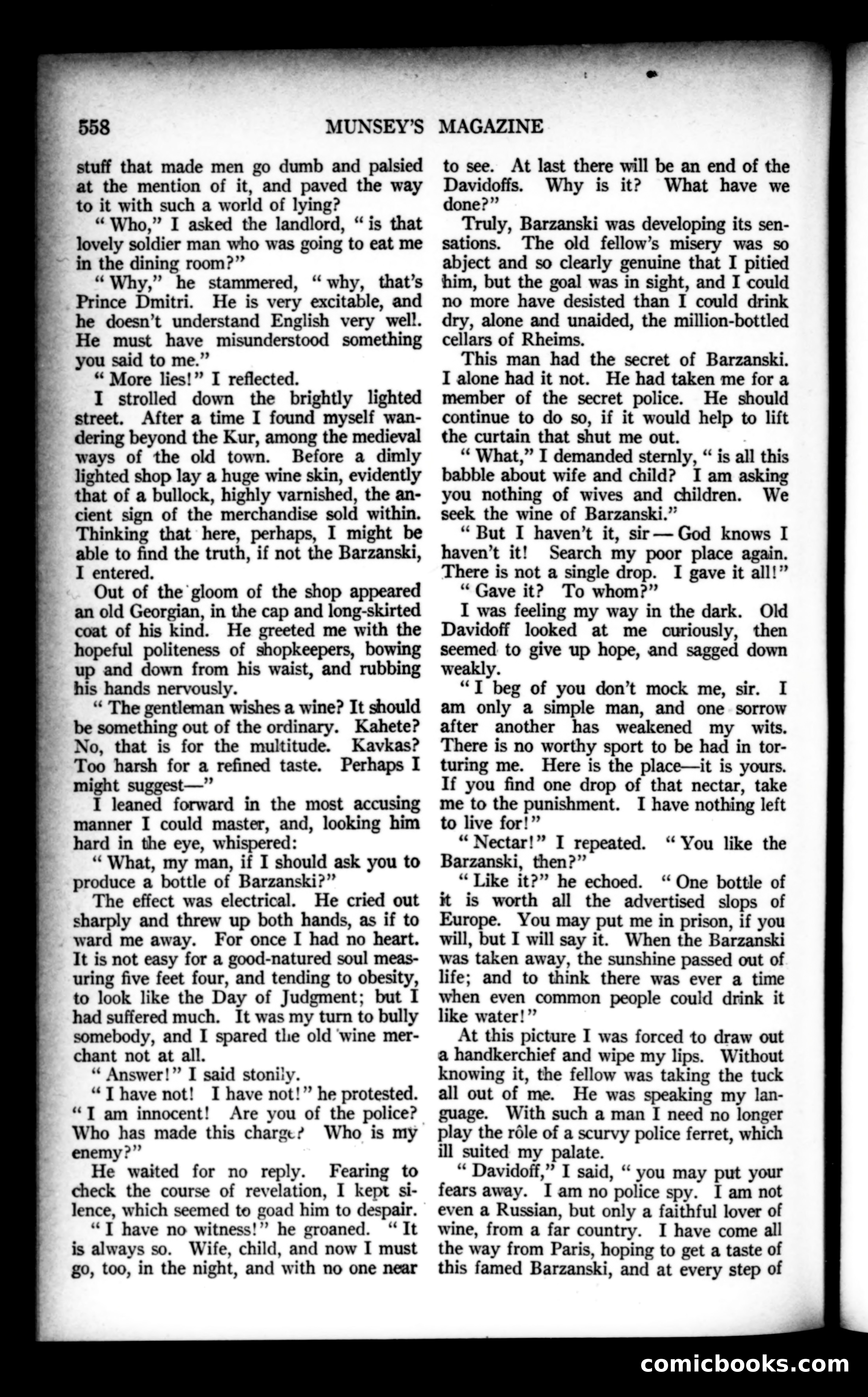 Munsey's Magazine, December 1922 — page 174 of 192