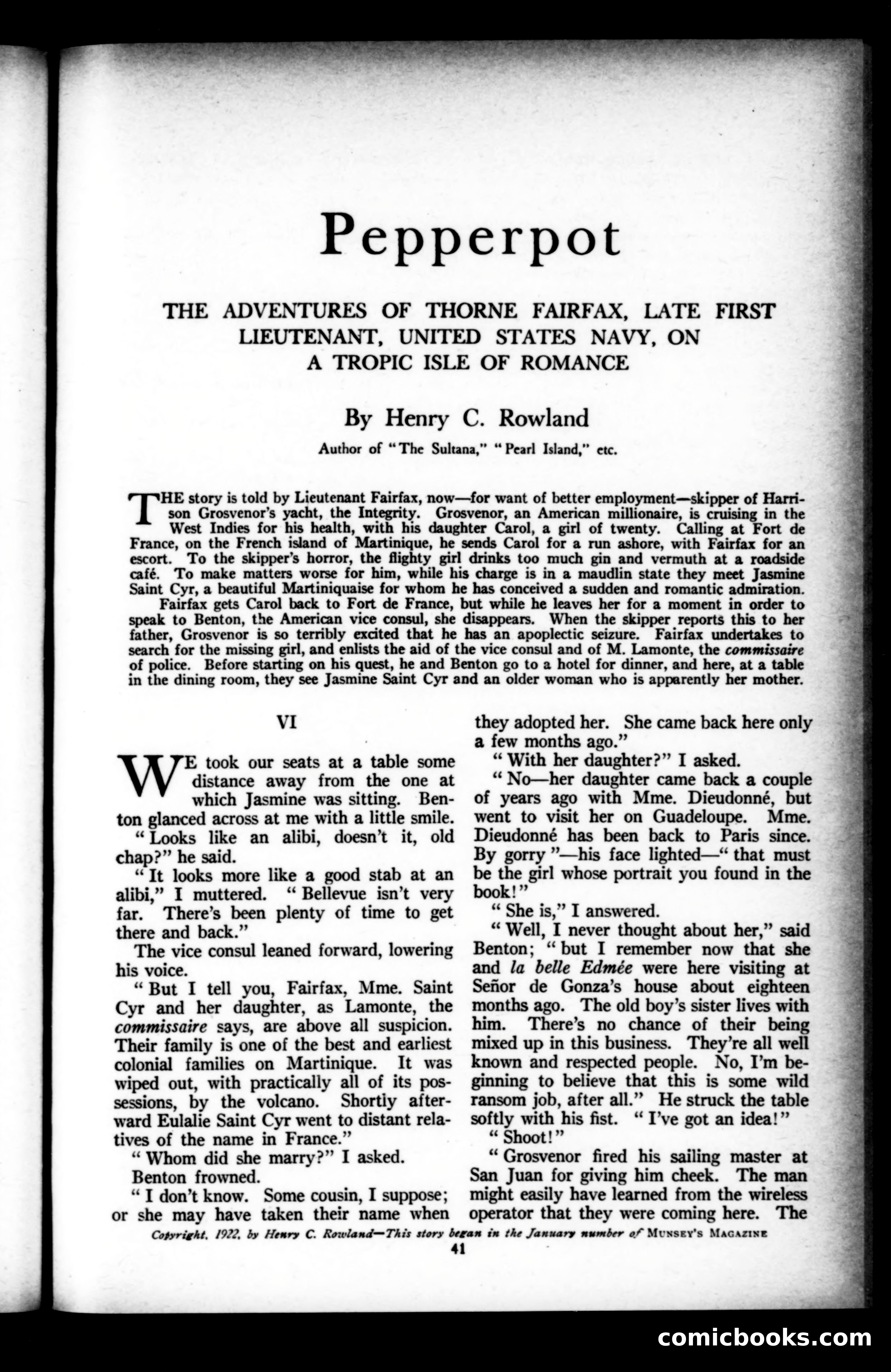 Munsey's Magazine, February 1923 — page 41 of 192