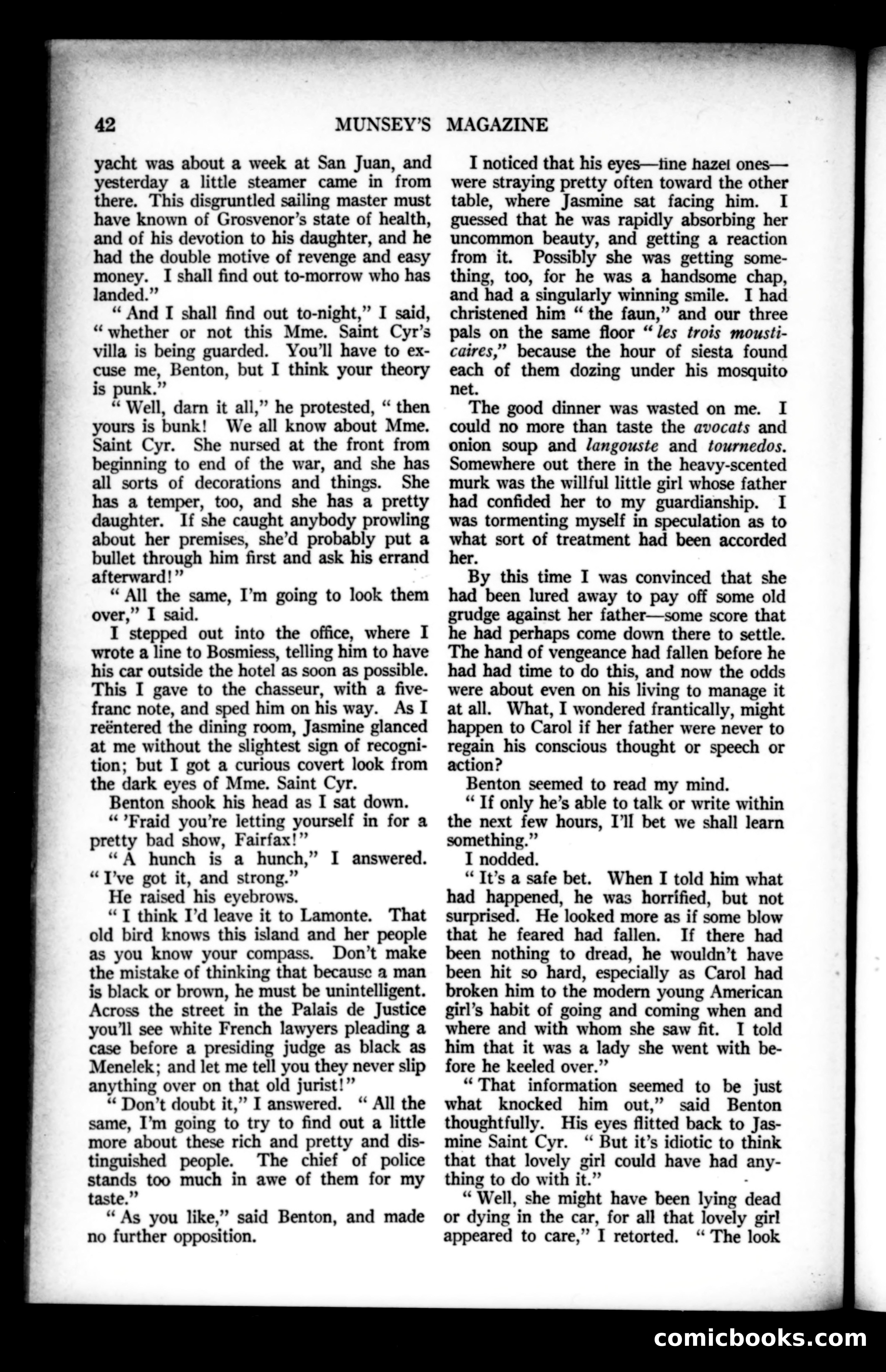 Munsey's Magazine, February 1923 — page 42 of 192