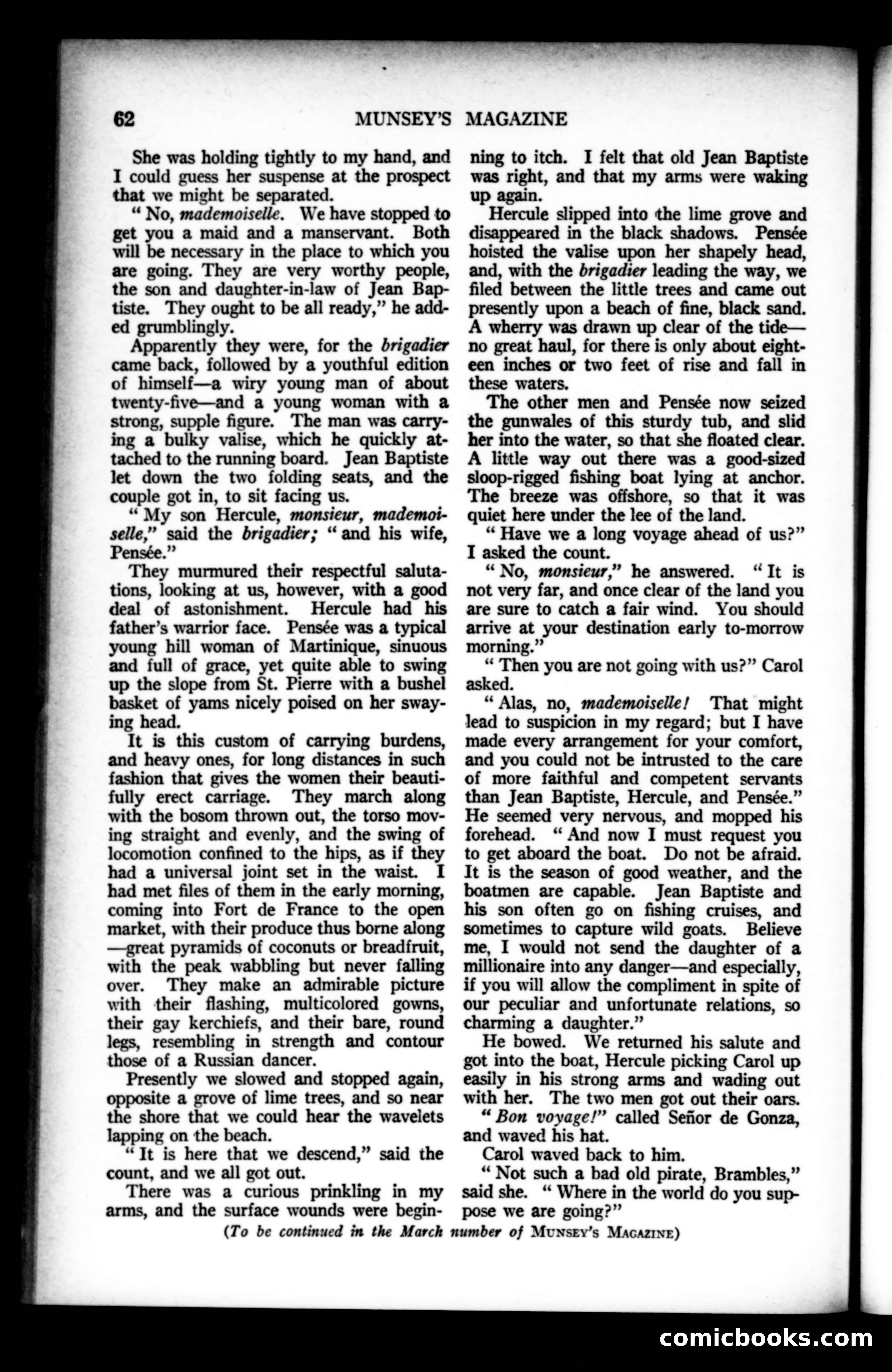 Munsey's Magazine, February 1923 — page 62 of 192
