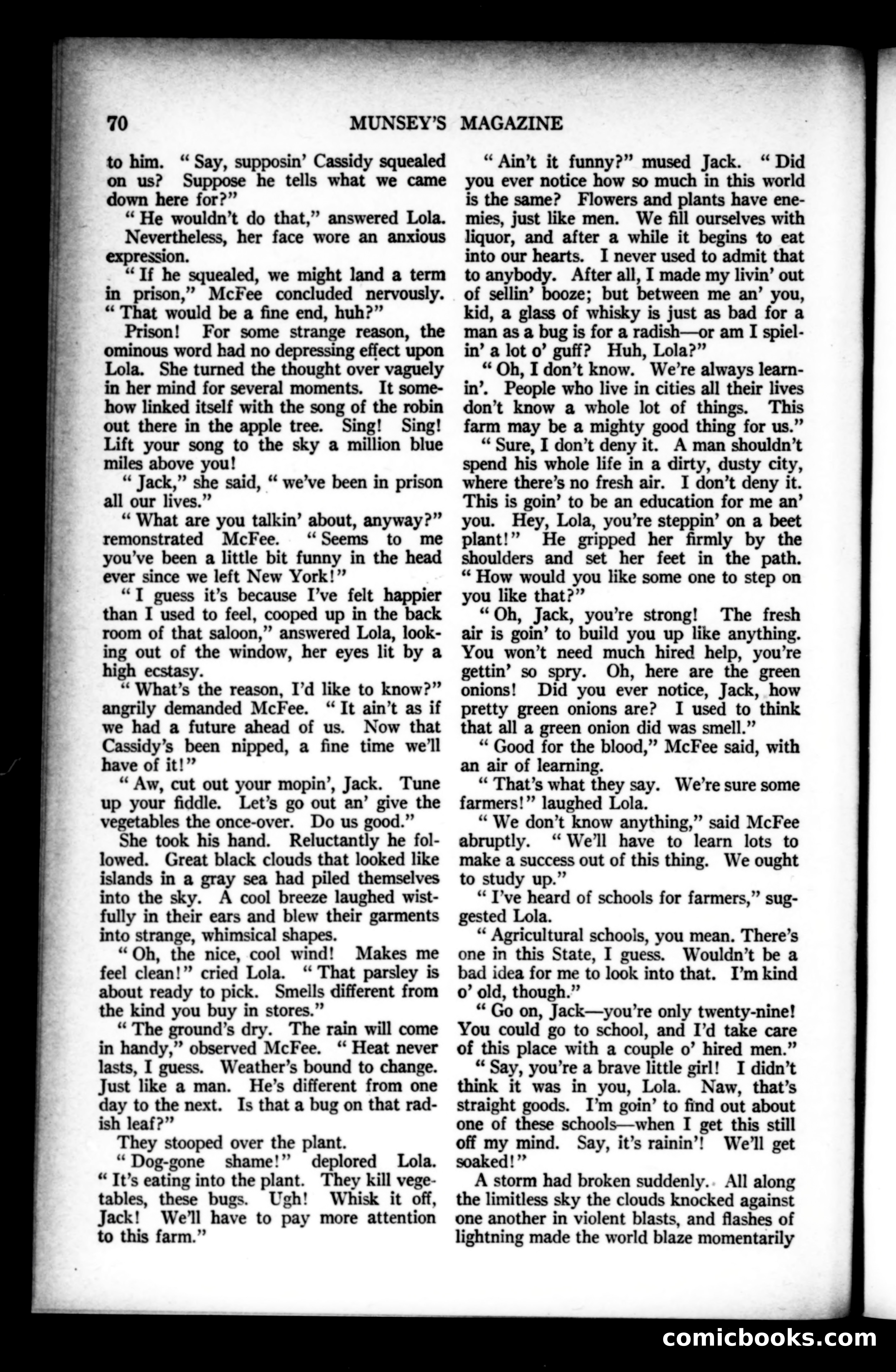 Munsey's Magazine, February 1923 — page 70 of 192