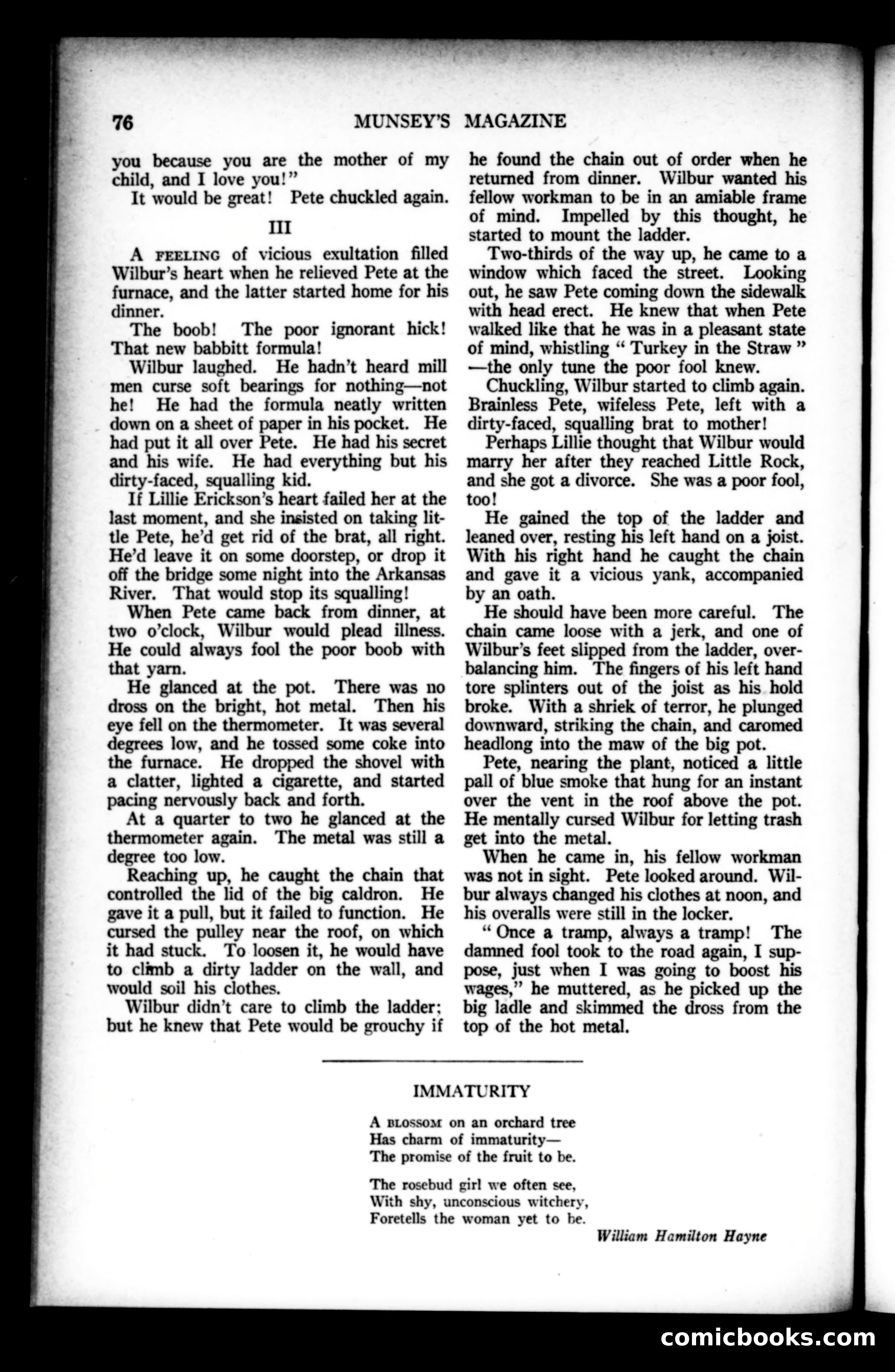 Munsey's Magazine, February 1923 — page 76 of 192
