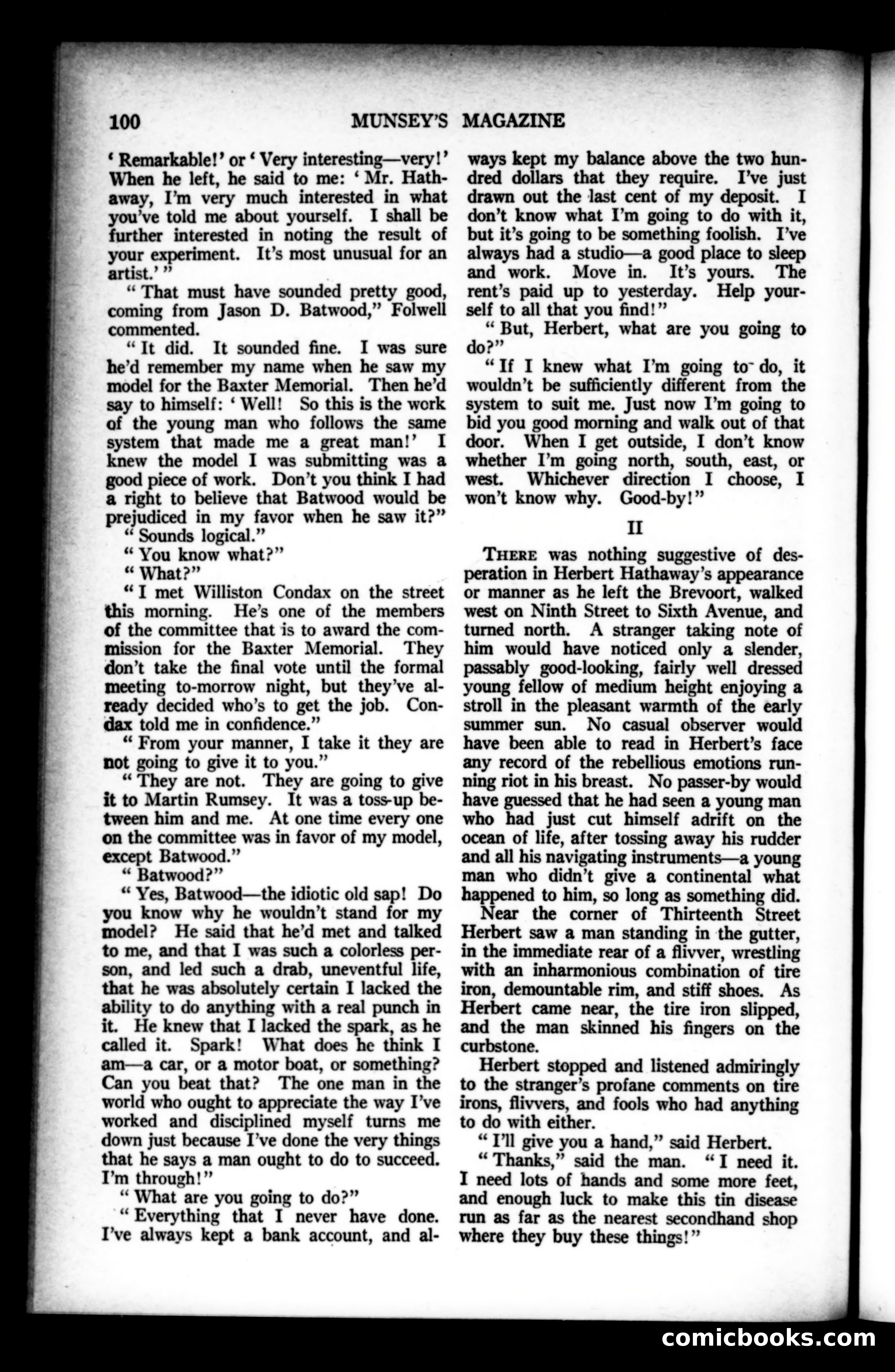 Munsey's Magazine, February 1923 — page 100 of 192