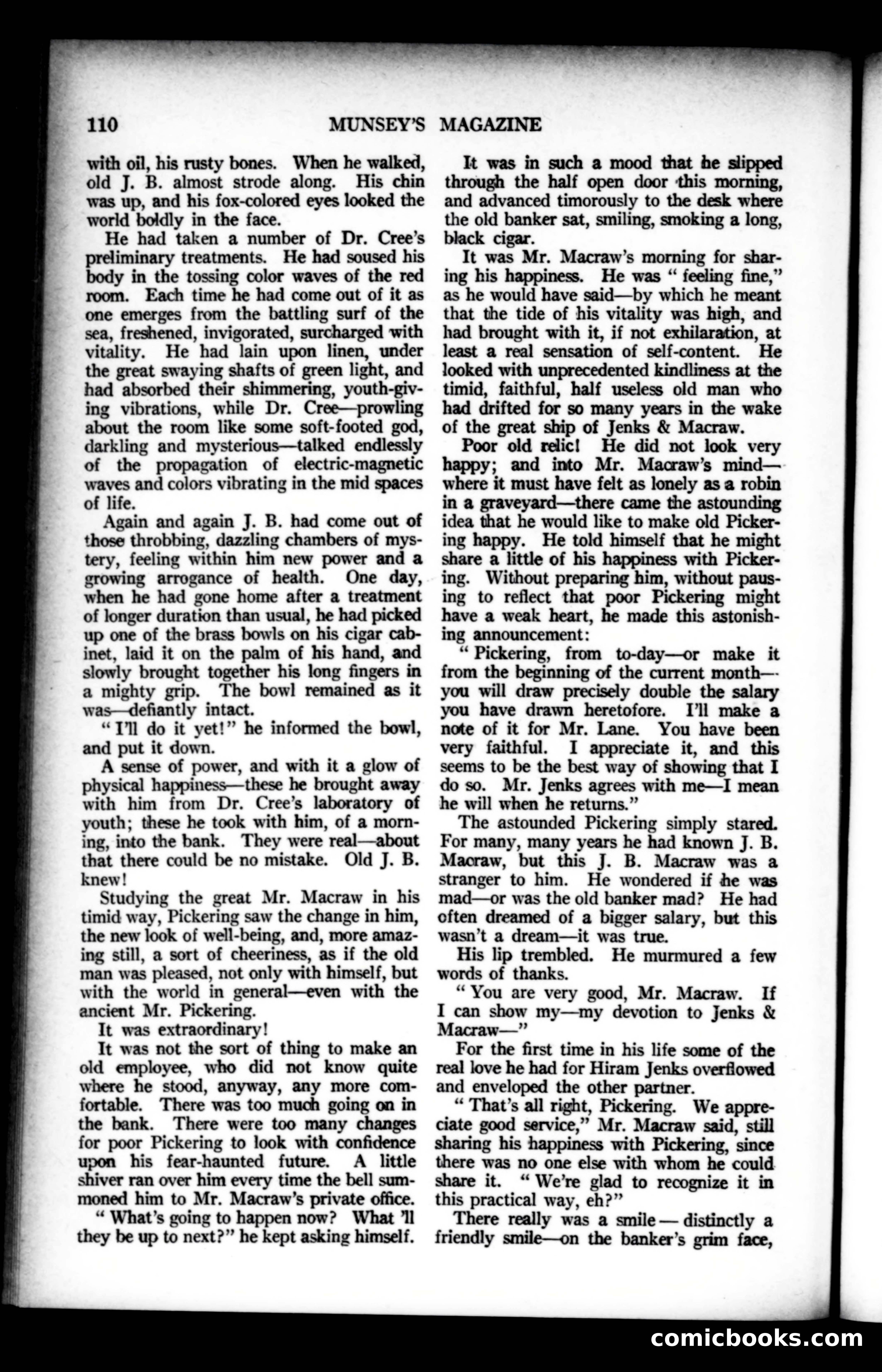 Munsey's Magazine, February 1923 — page 110 of 192