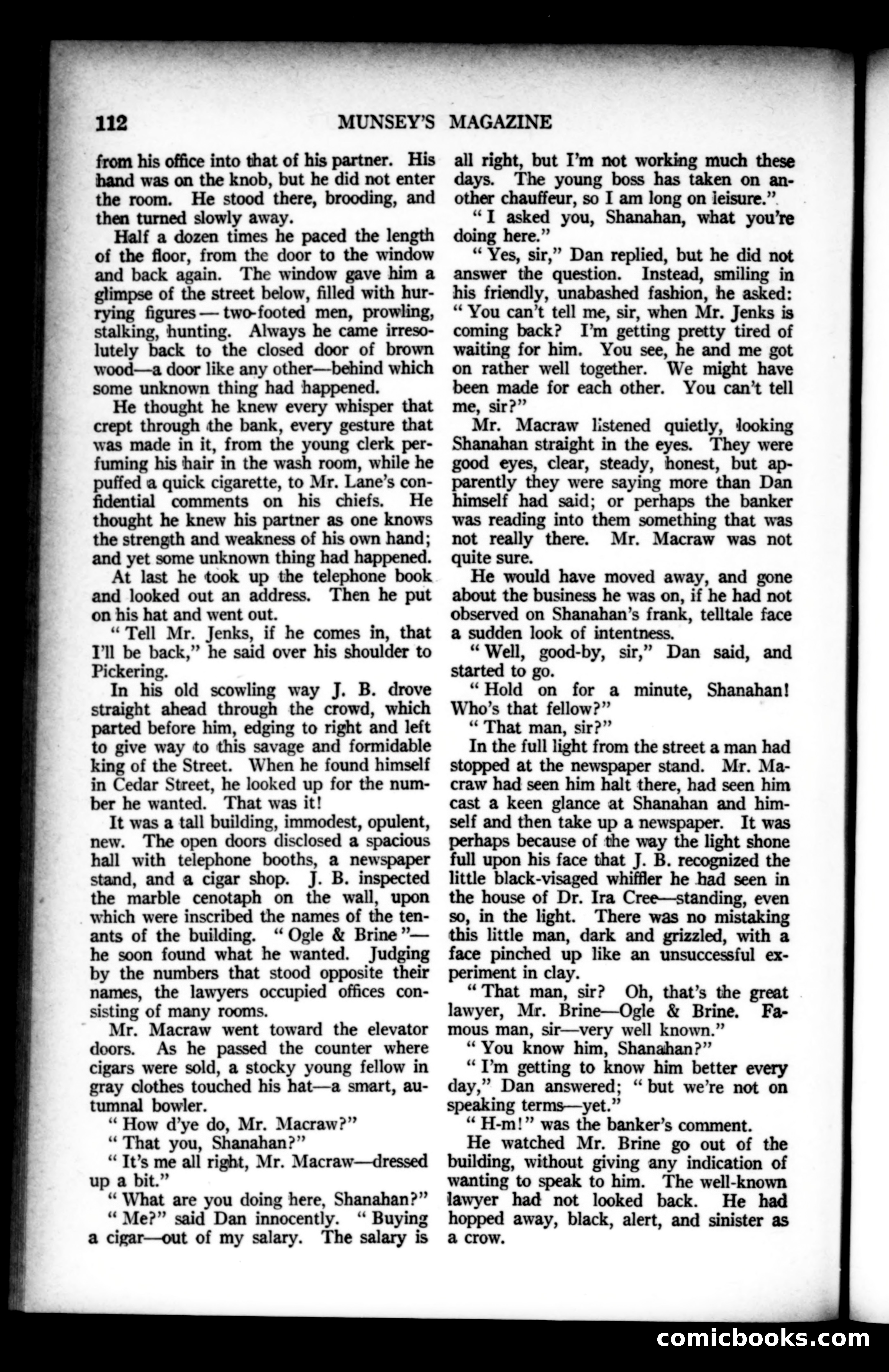 Munsey's Magazine, February 1923 — page 112 of 192