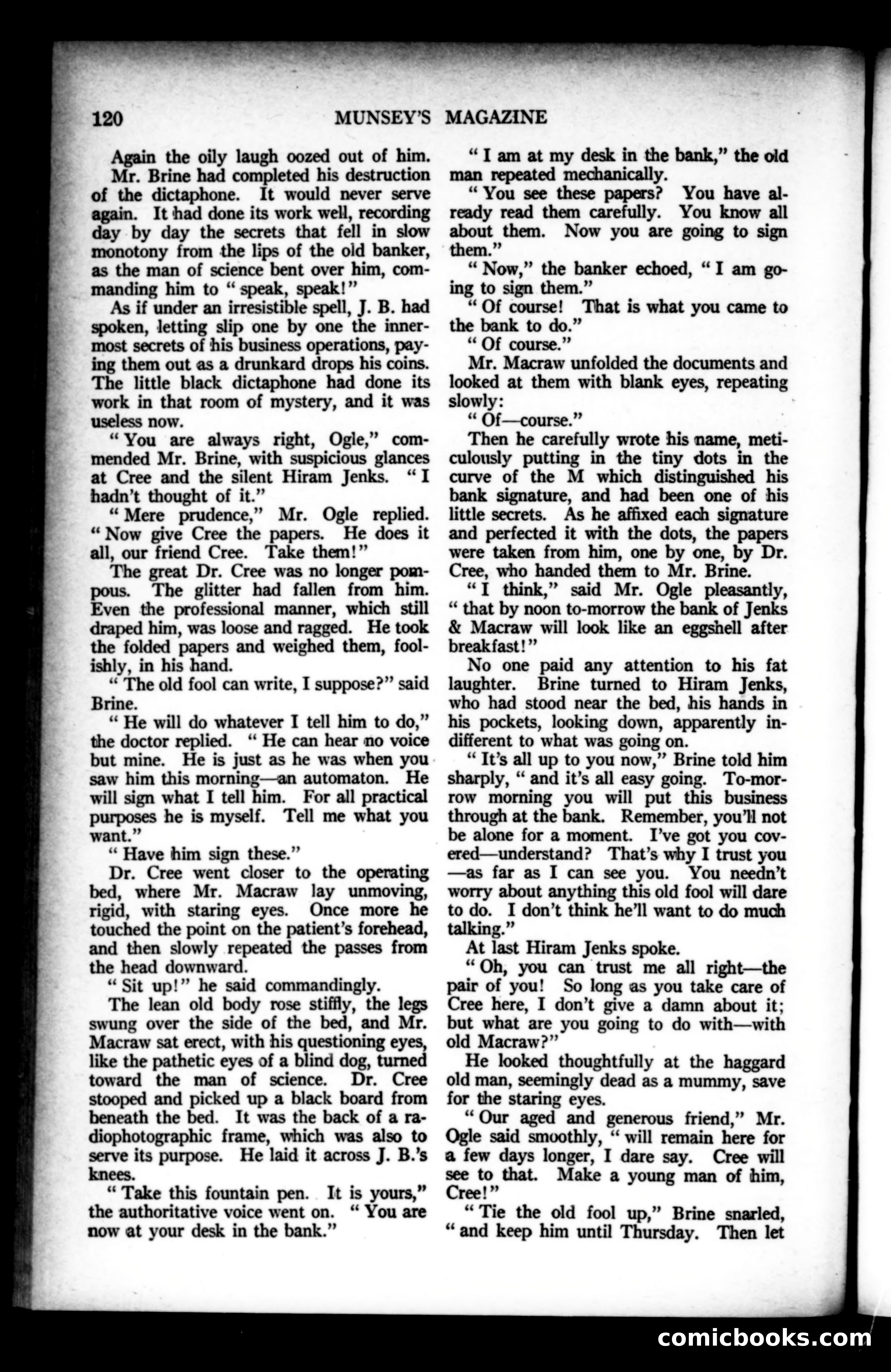 Munsey's Magazine, February 1923 — page 120 of 192