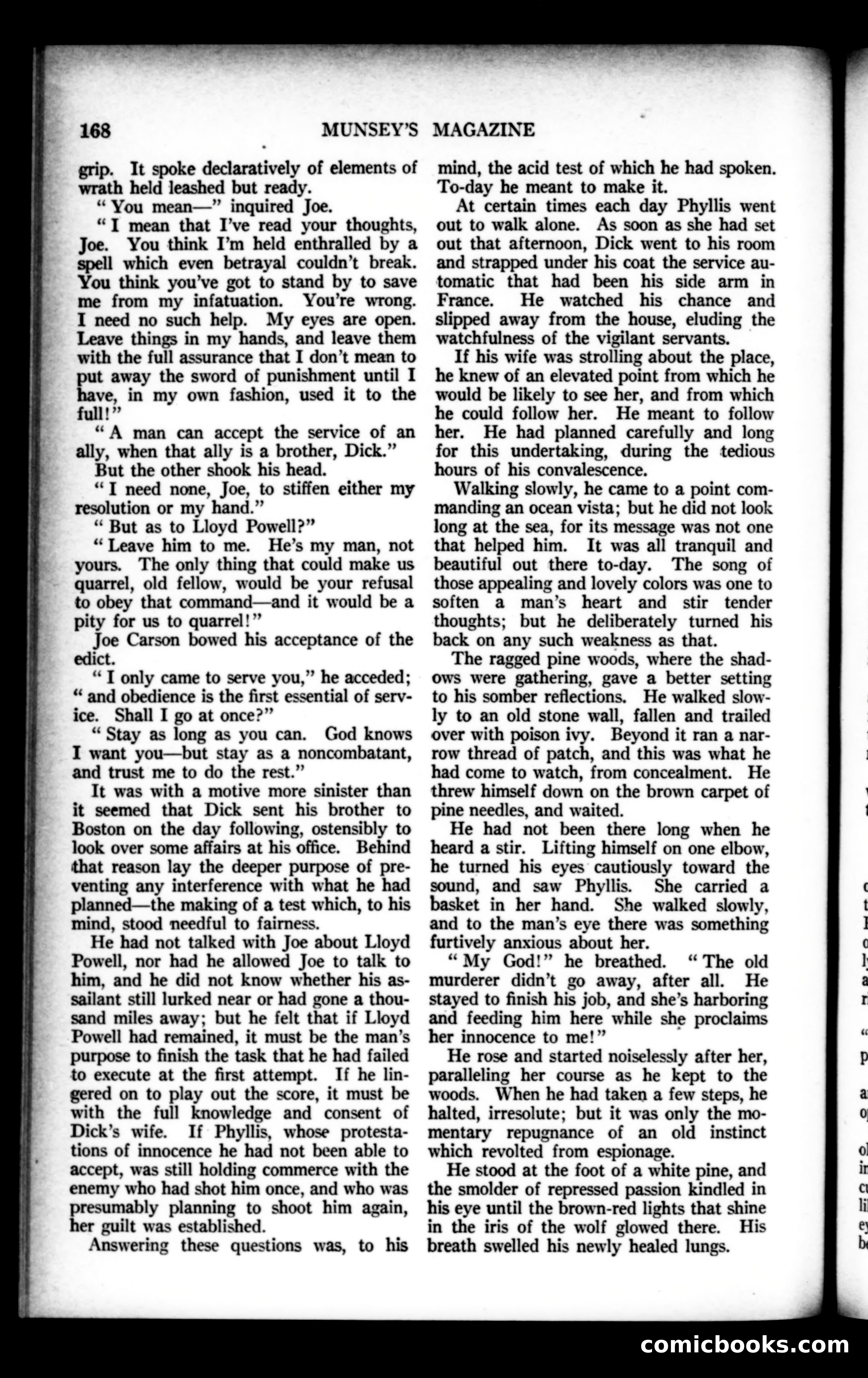 Munsey's Magazine, February 1923 — page 168 of 192
