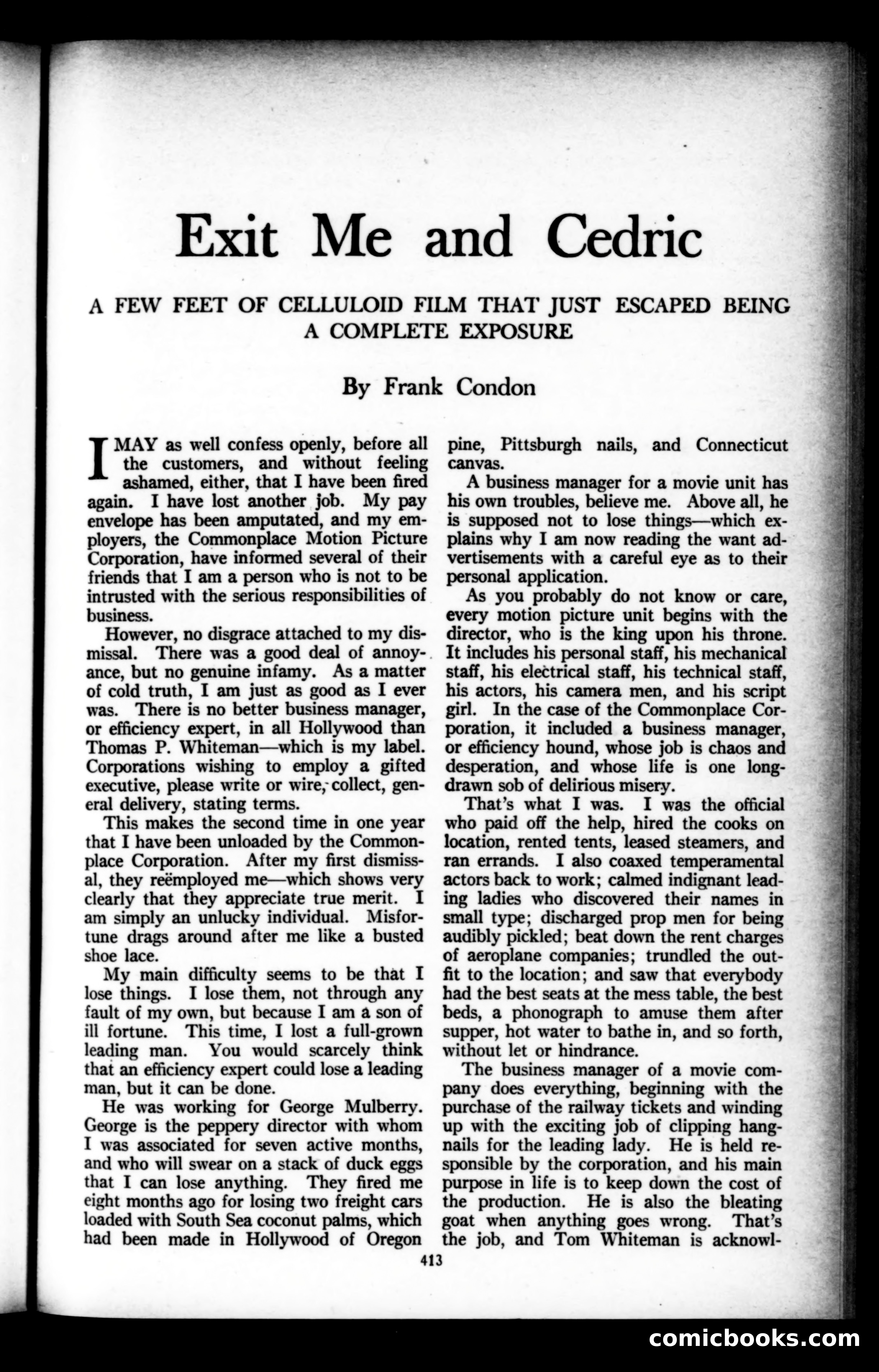 Munsey's Magazine, April 1923 — page 29 of 192