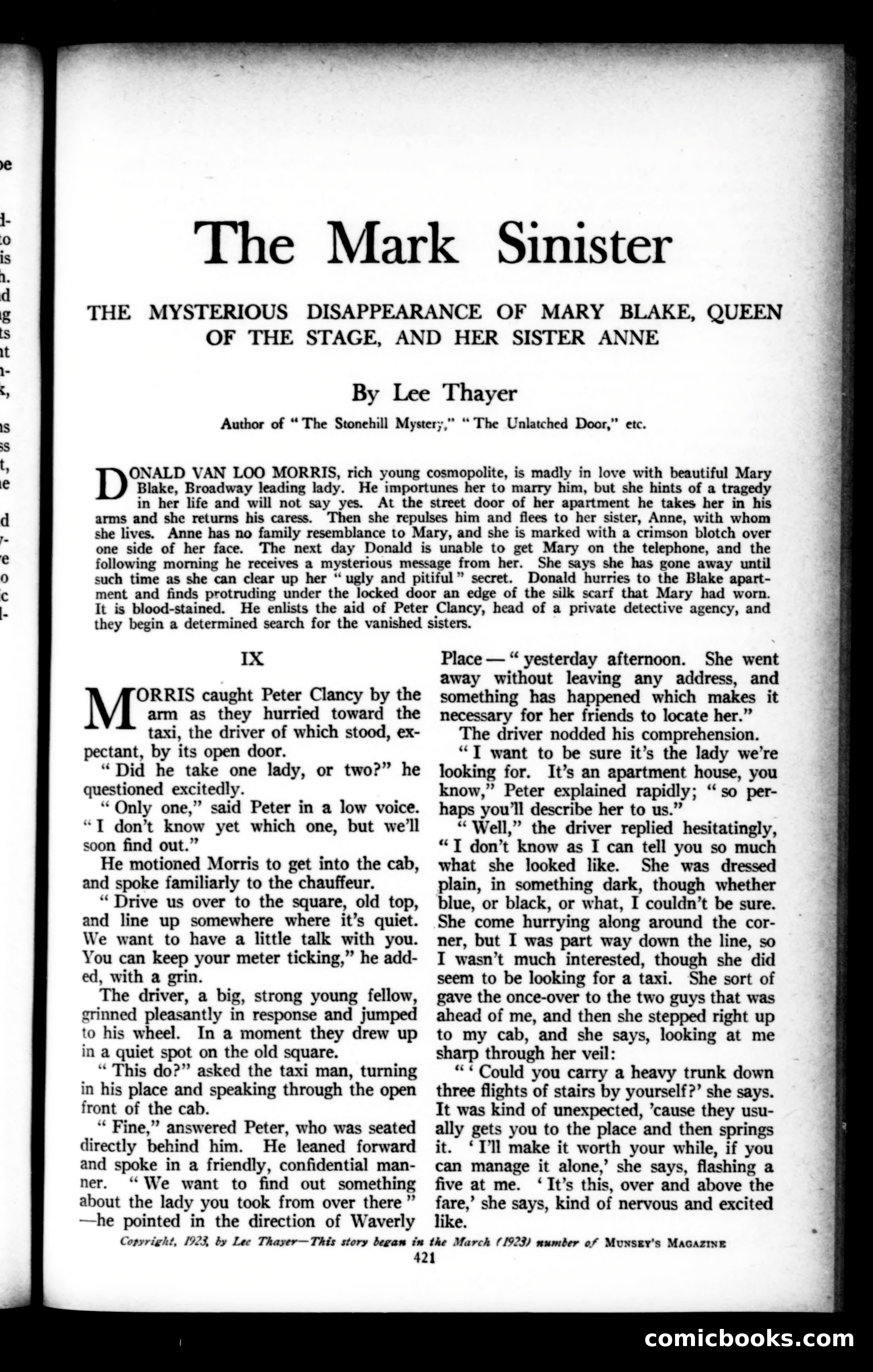 Munsey's Magazine, April 1923 — page 37 of 192