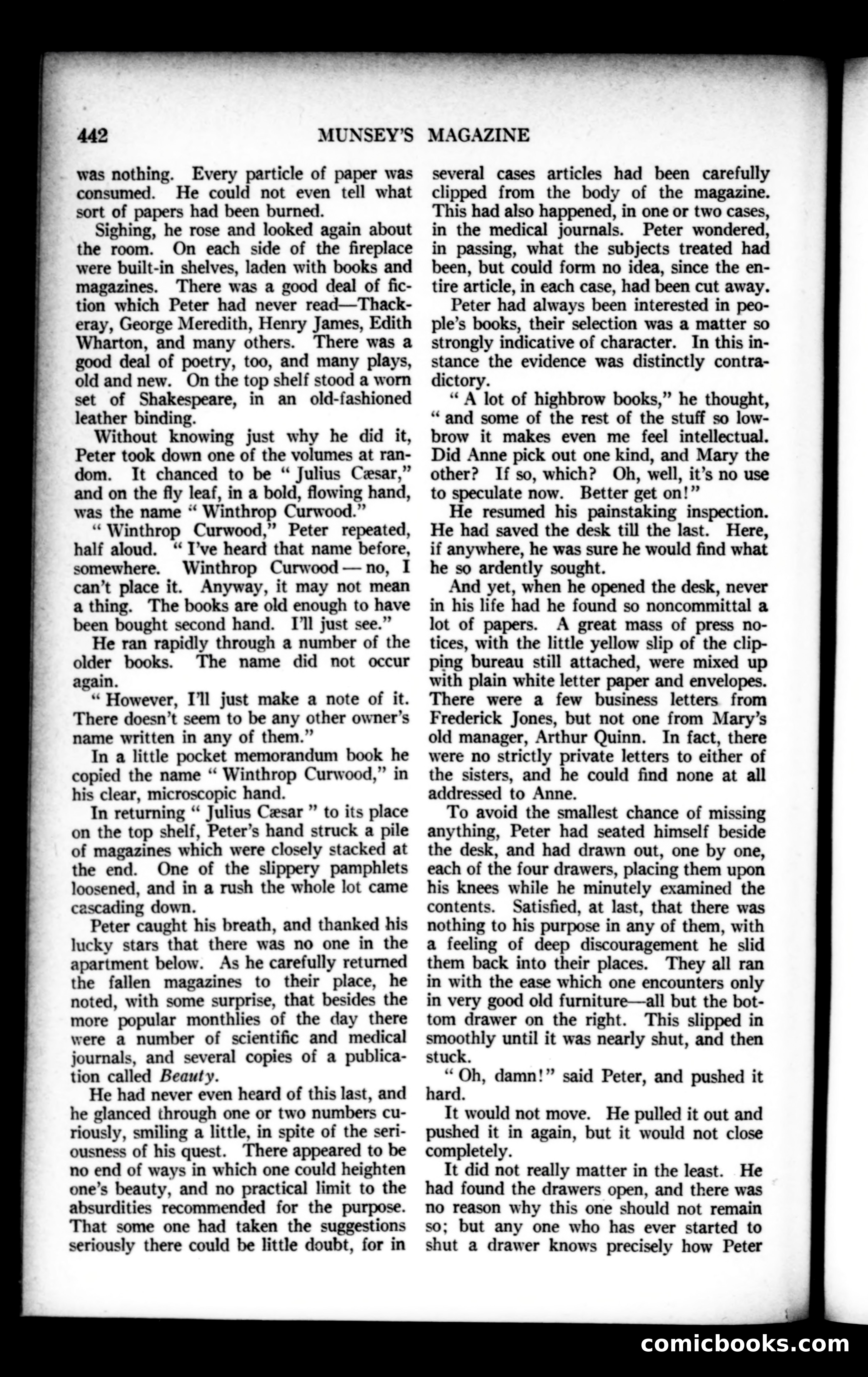 Munsey's Magazine, April 1923 — page 58 of 192