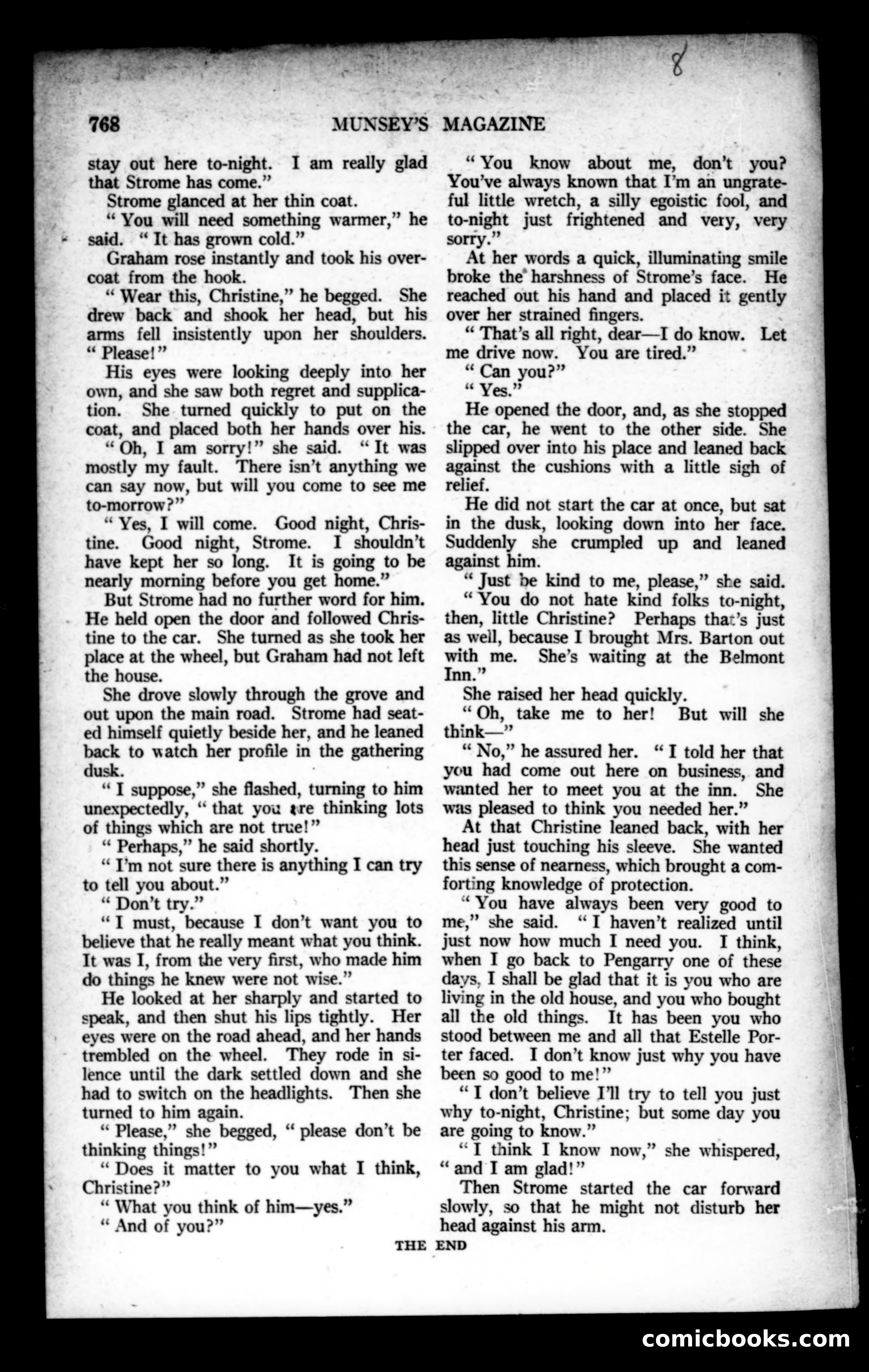 Munsey's Magazine, May 1923 — page 192 of 193
