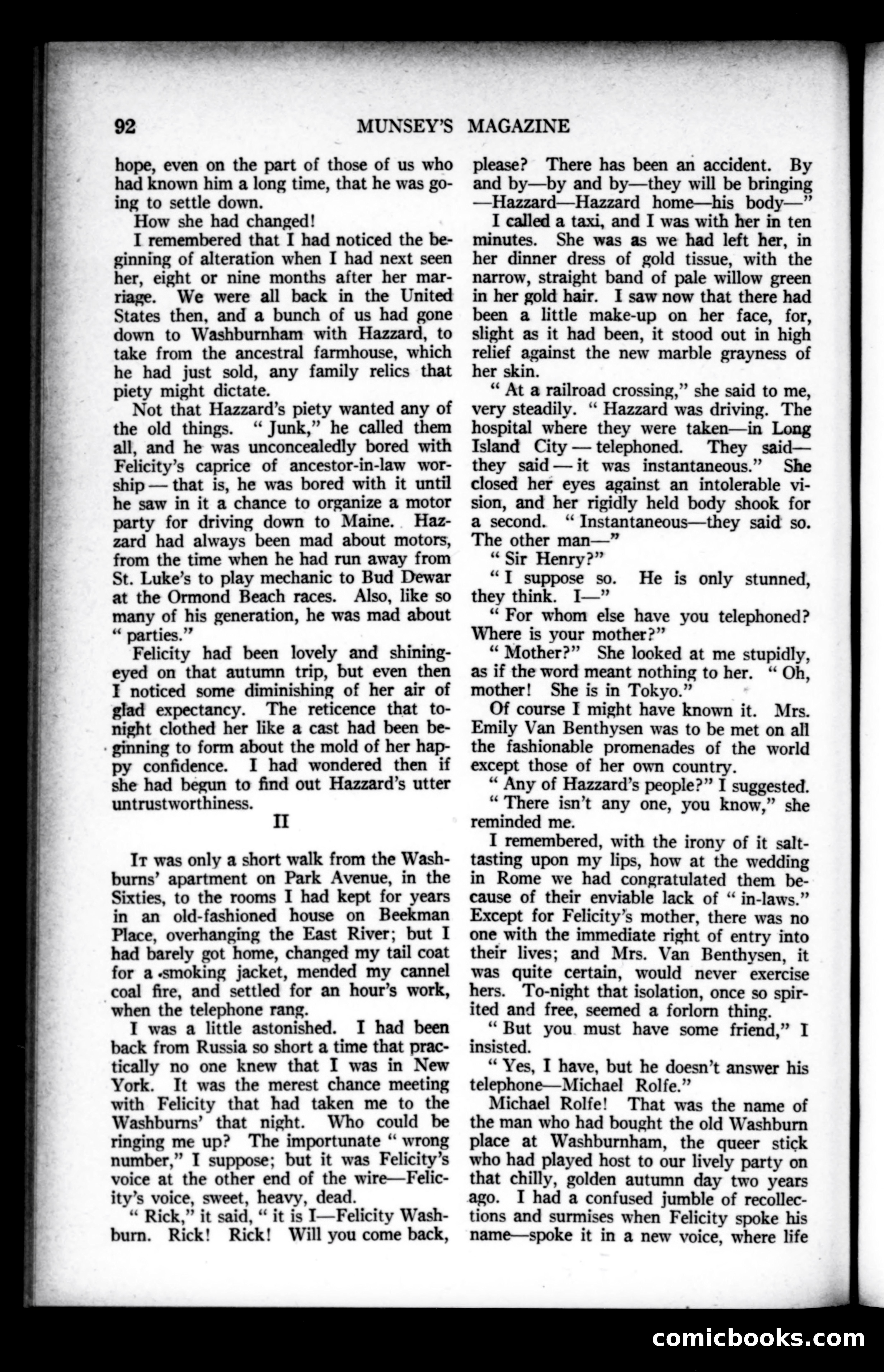 Munsey's Magazine, June 1923 — page 92 of 192