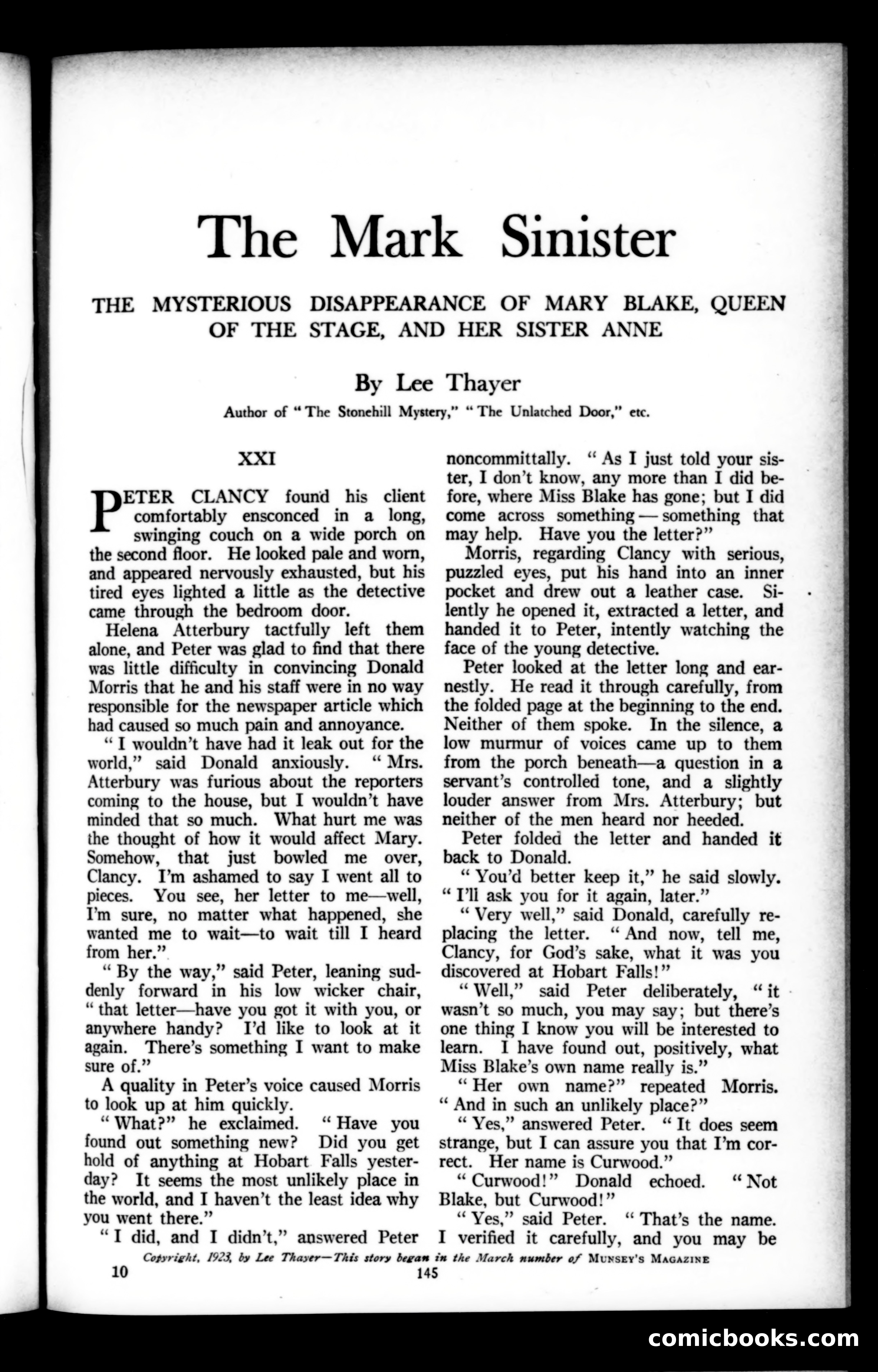 Munsey's Magazine, June 1923 — page 145 of 192