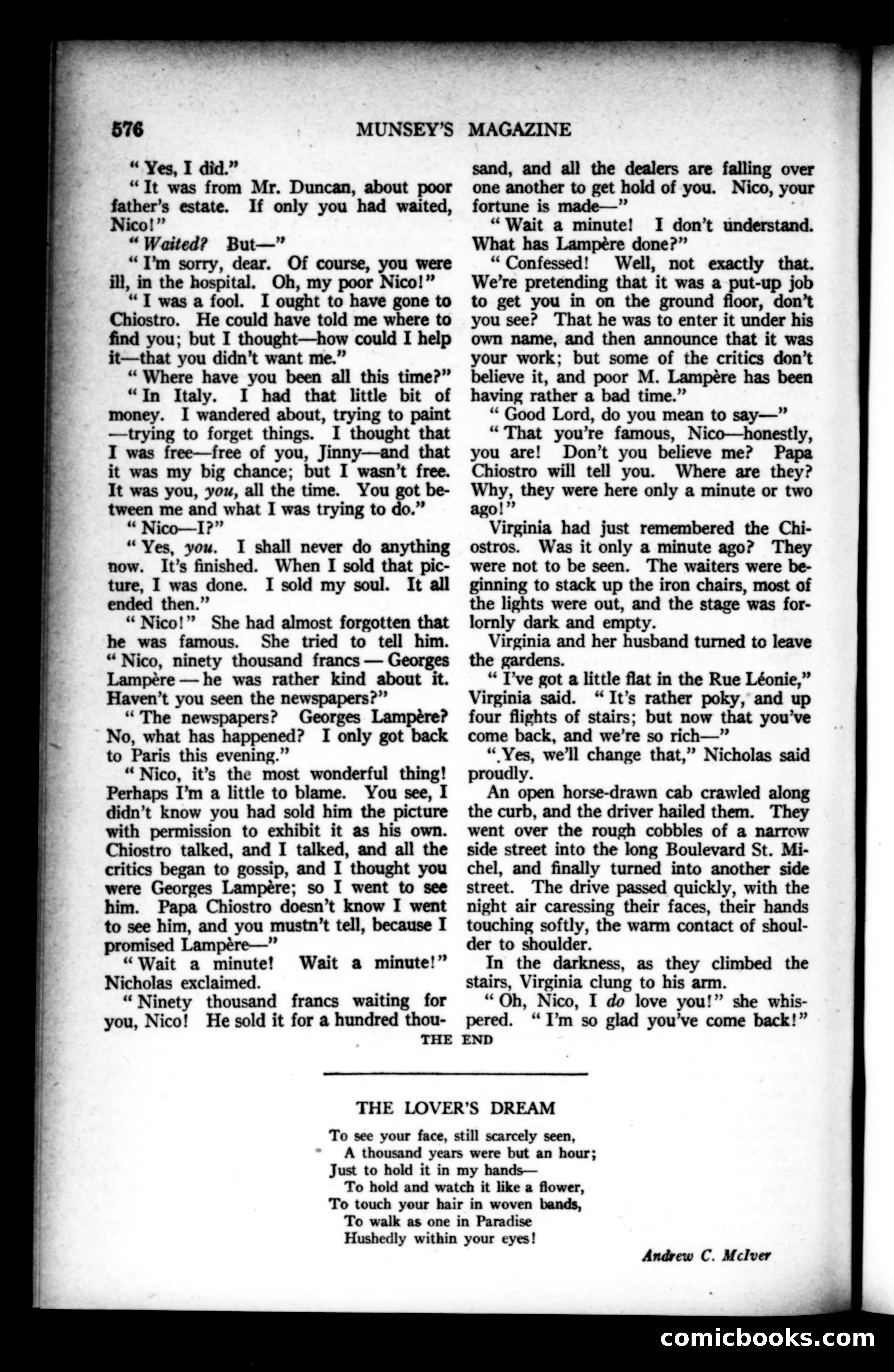 Munsey's Magazine, August 1923 — page 192 of 192