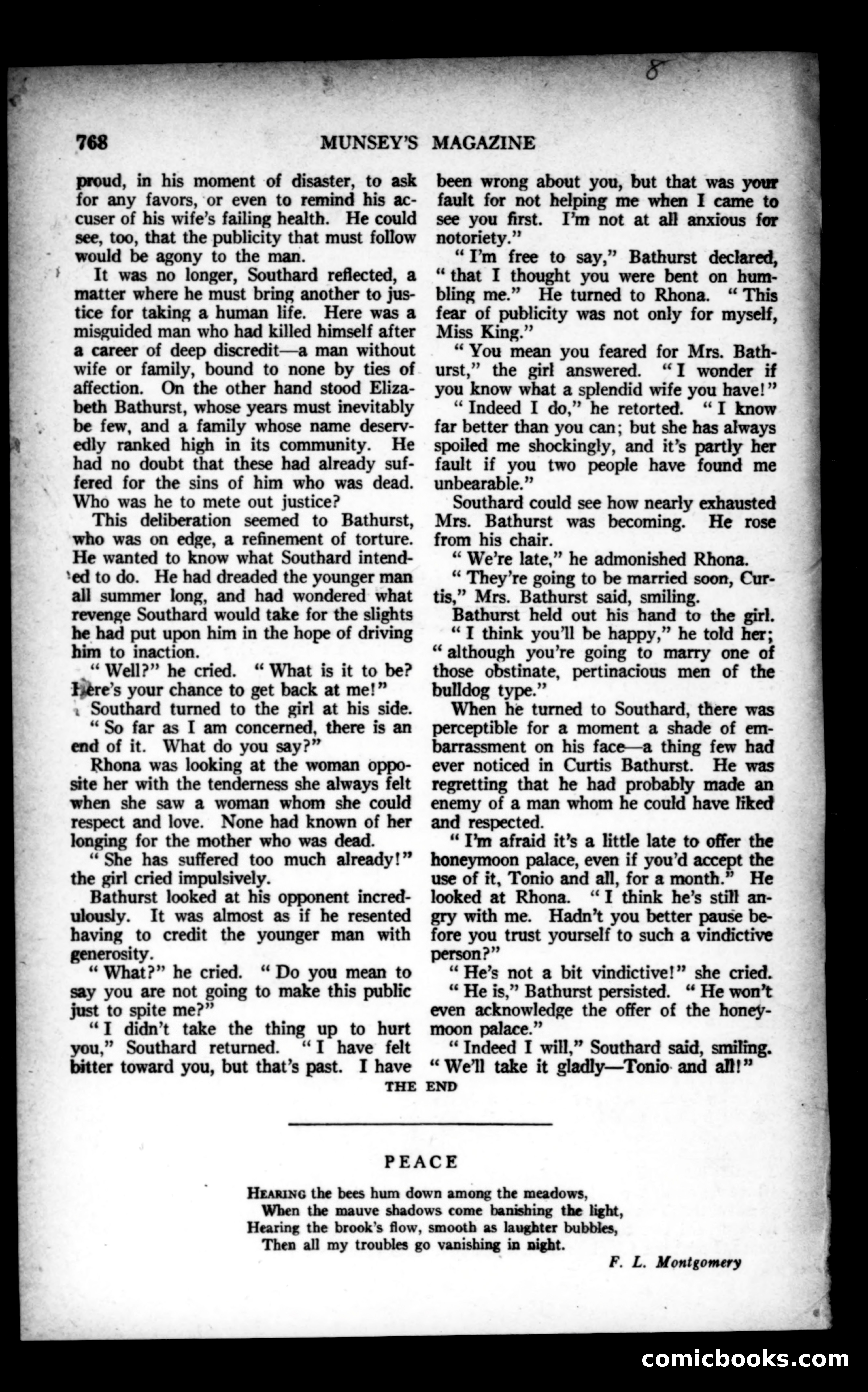Munsey's Magazine, September 1923 — page 192 of 193