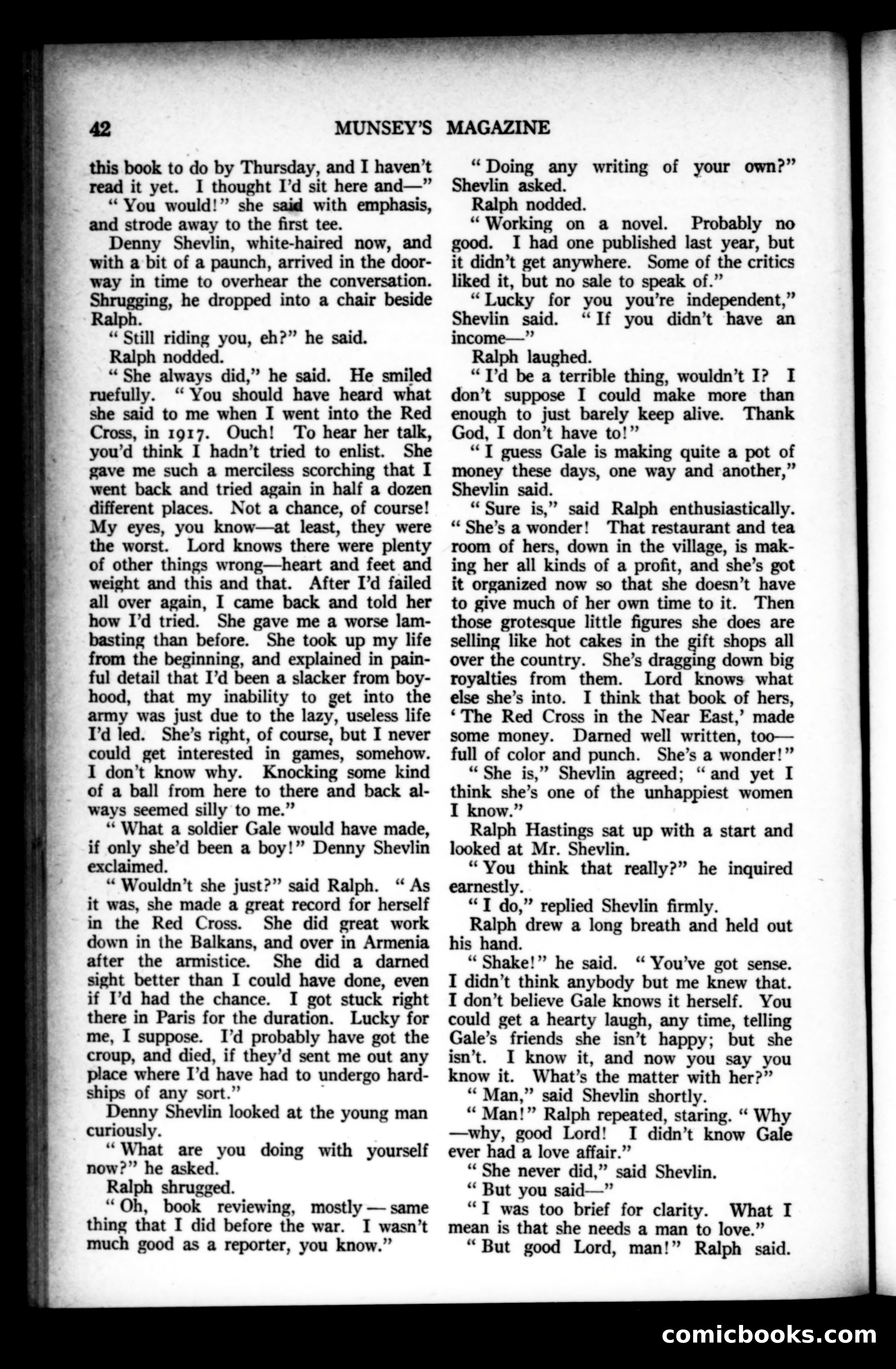 Munsey's Magazine, October 1923 — page 42 of 192