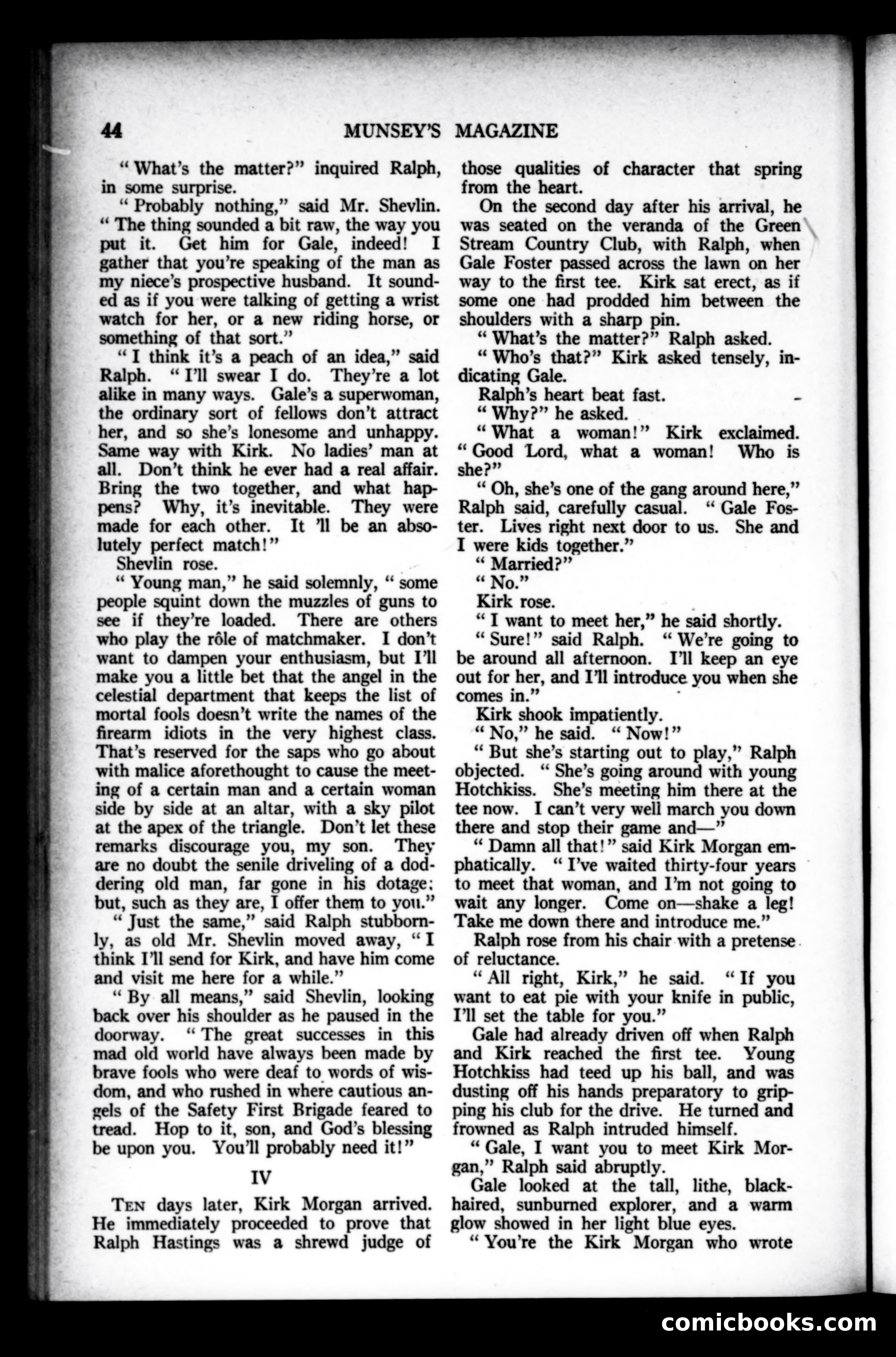 Munsey's Magazine, October 1923 — page 44 of 192