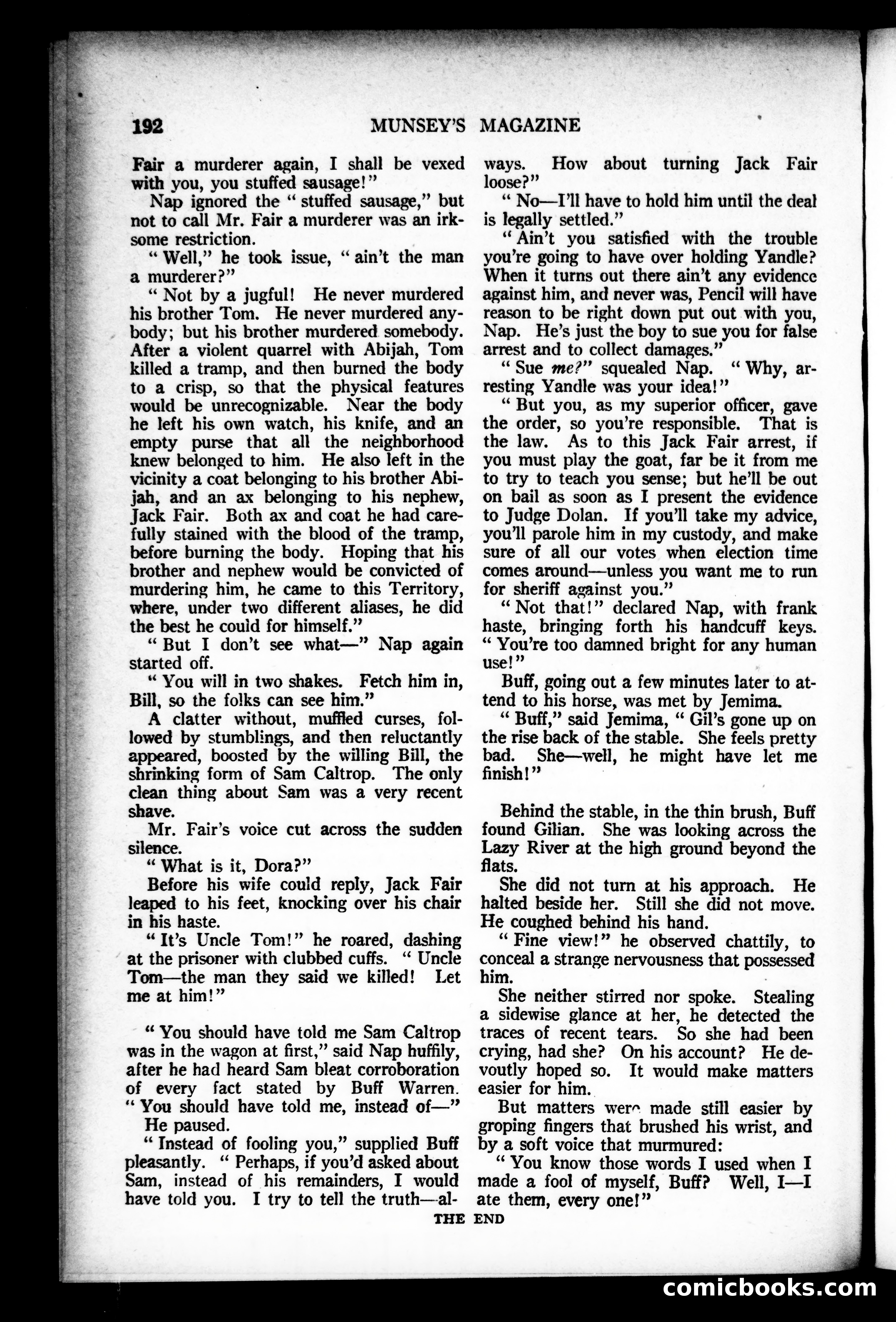 Munsey's Magazine, June 1924 — page 192 of 192