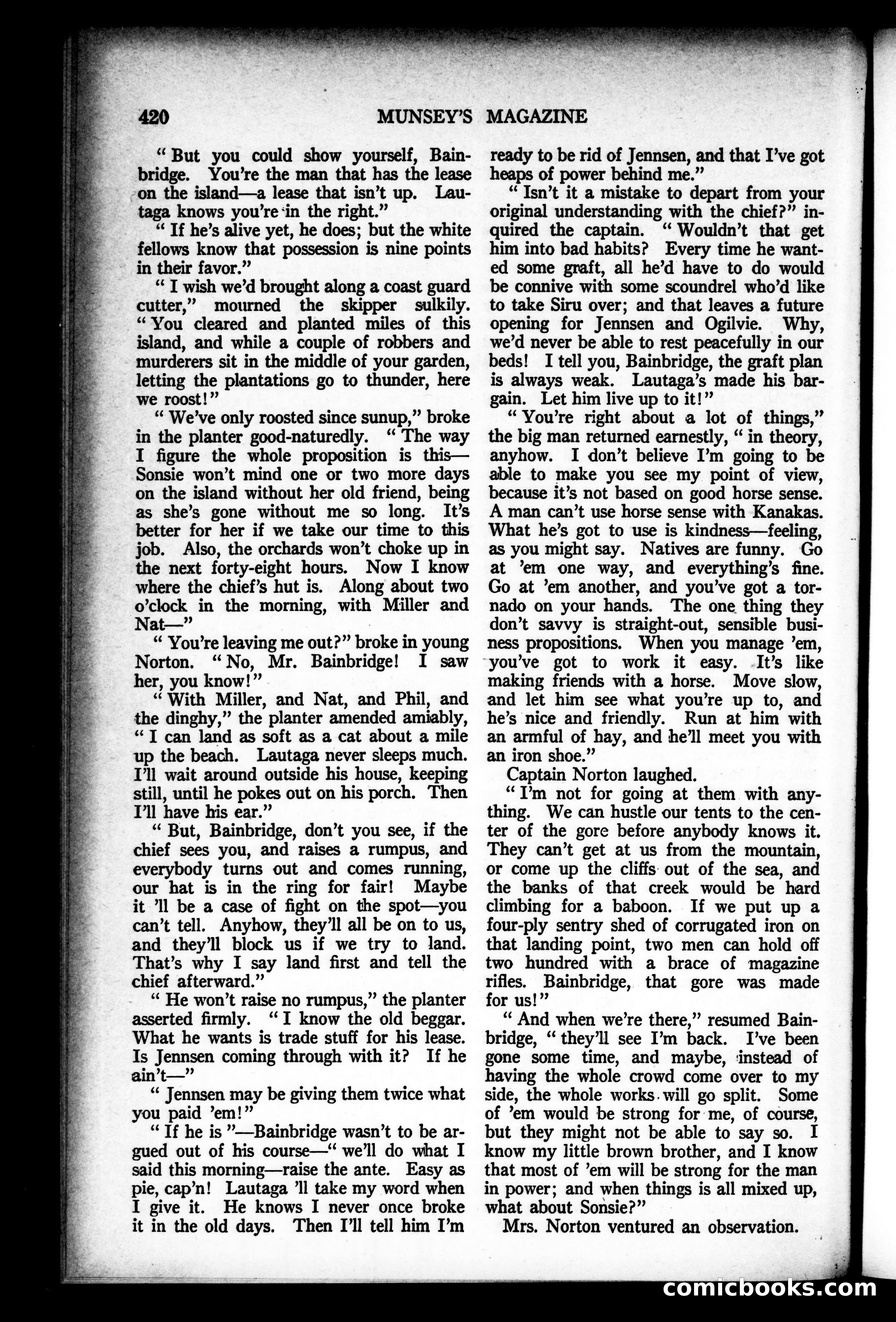 Munsey's Magazine, August 1924 — page 36 of 192