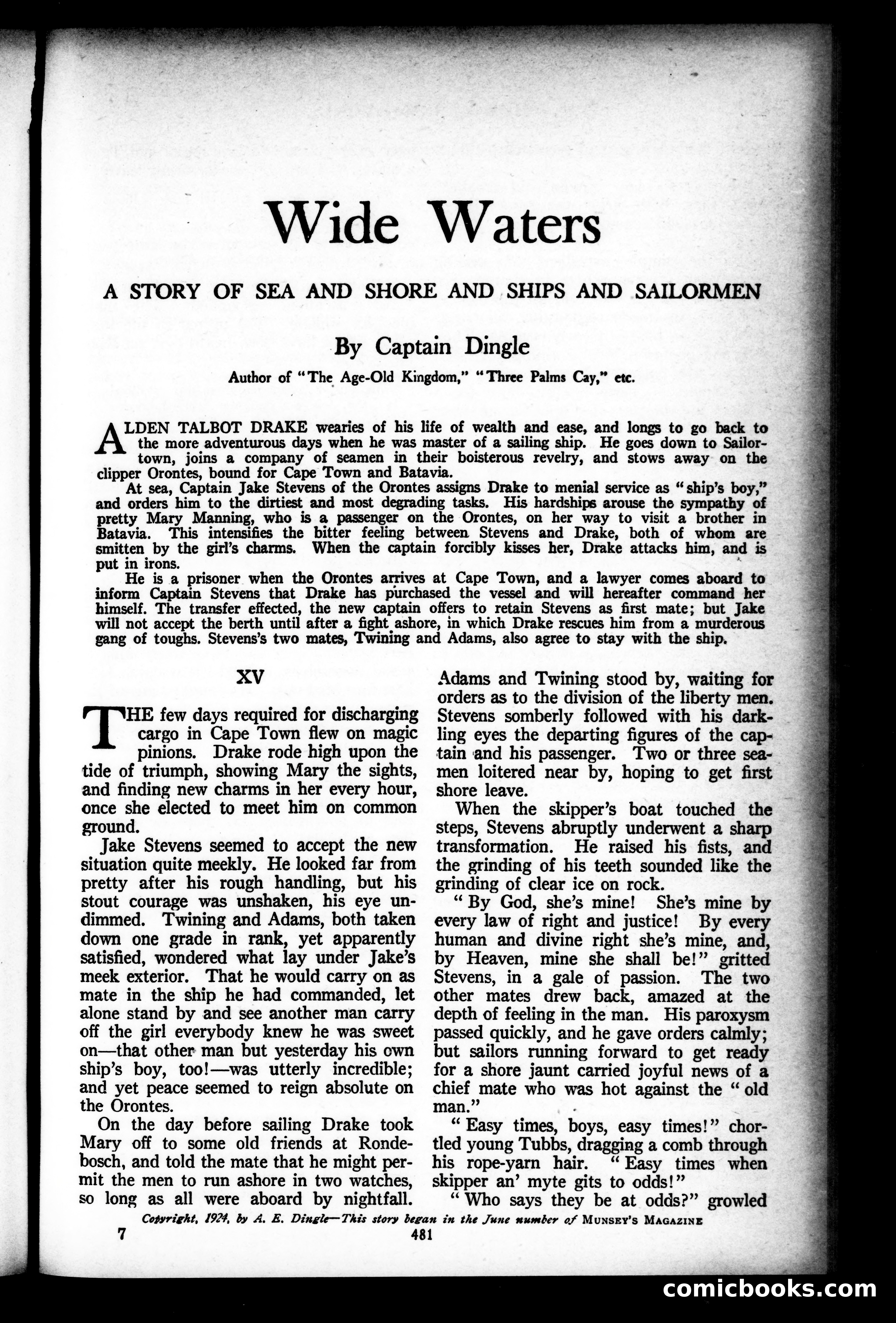 Munsey's Magazine, August 1924 — page 97 of 192