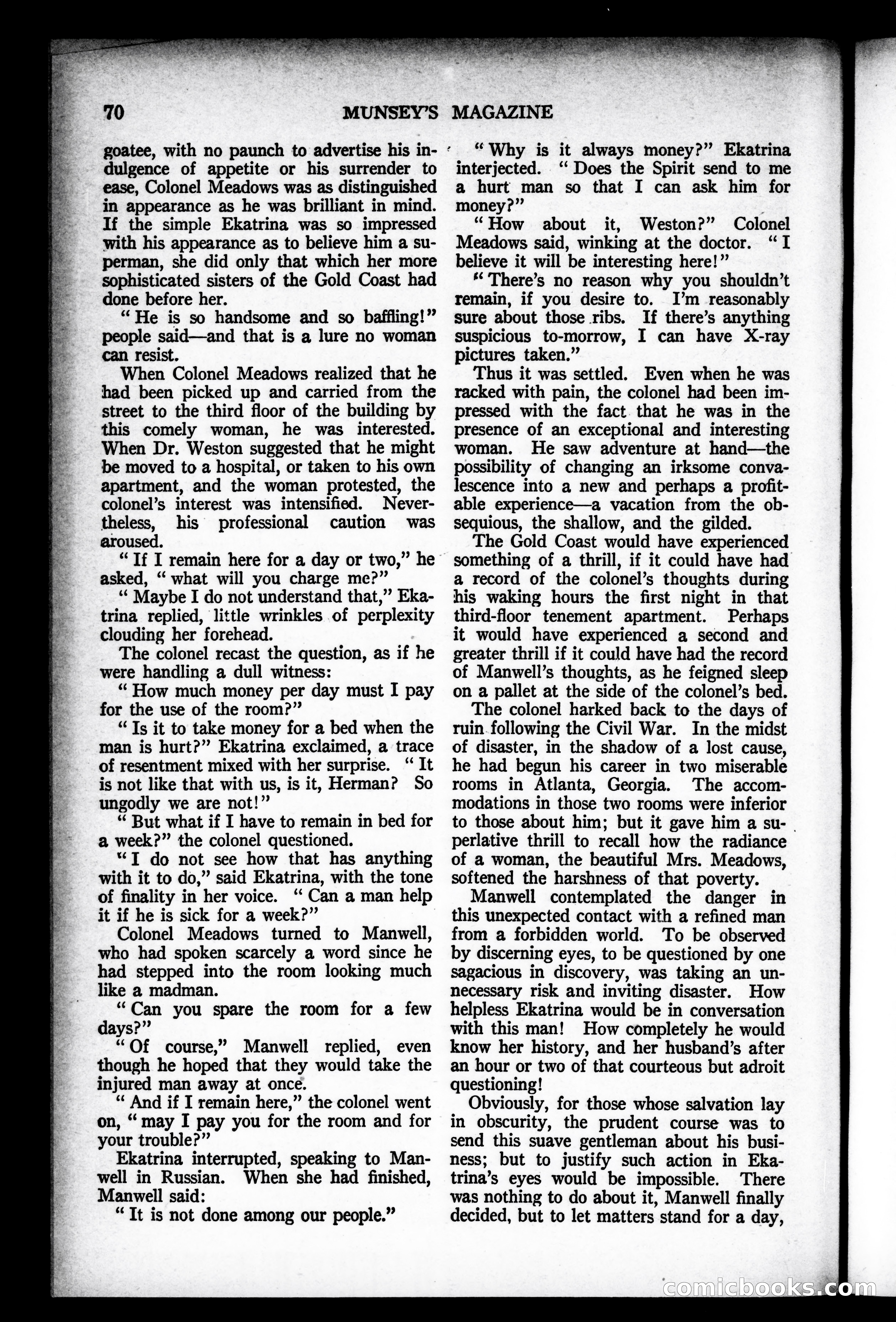 Munsey's Magazine, October 1924 — page 70 of 192