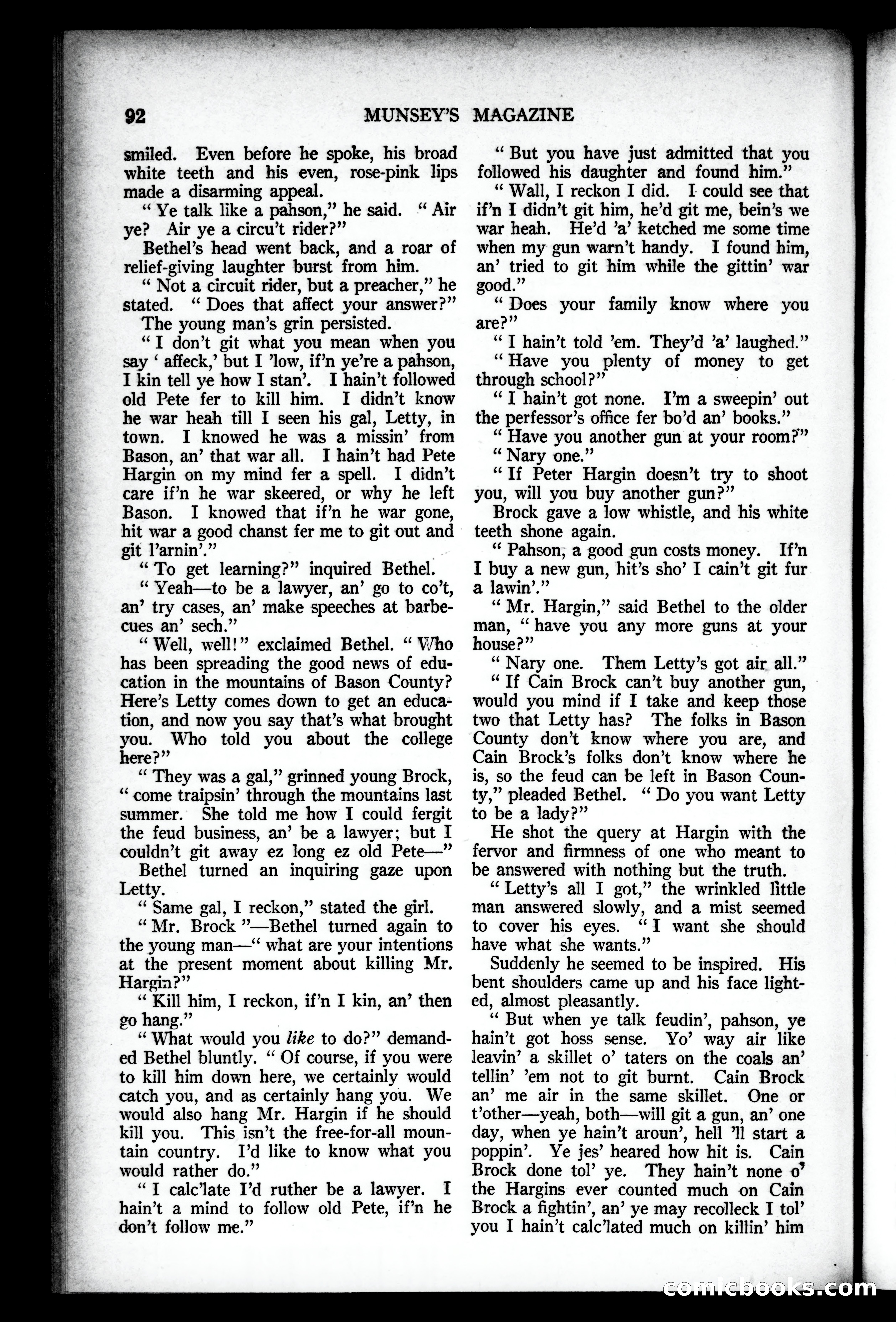 Munsey's Magazine, October 1924 — page 92 of 192
