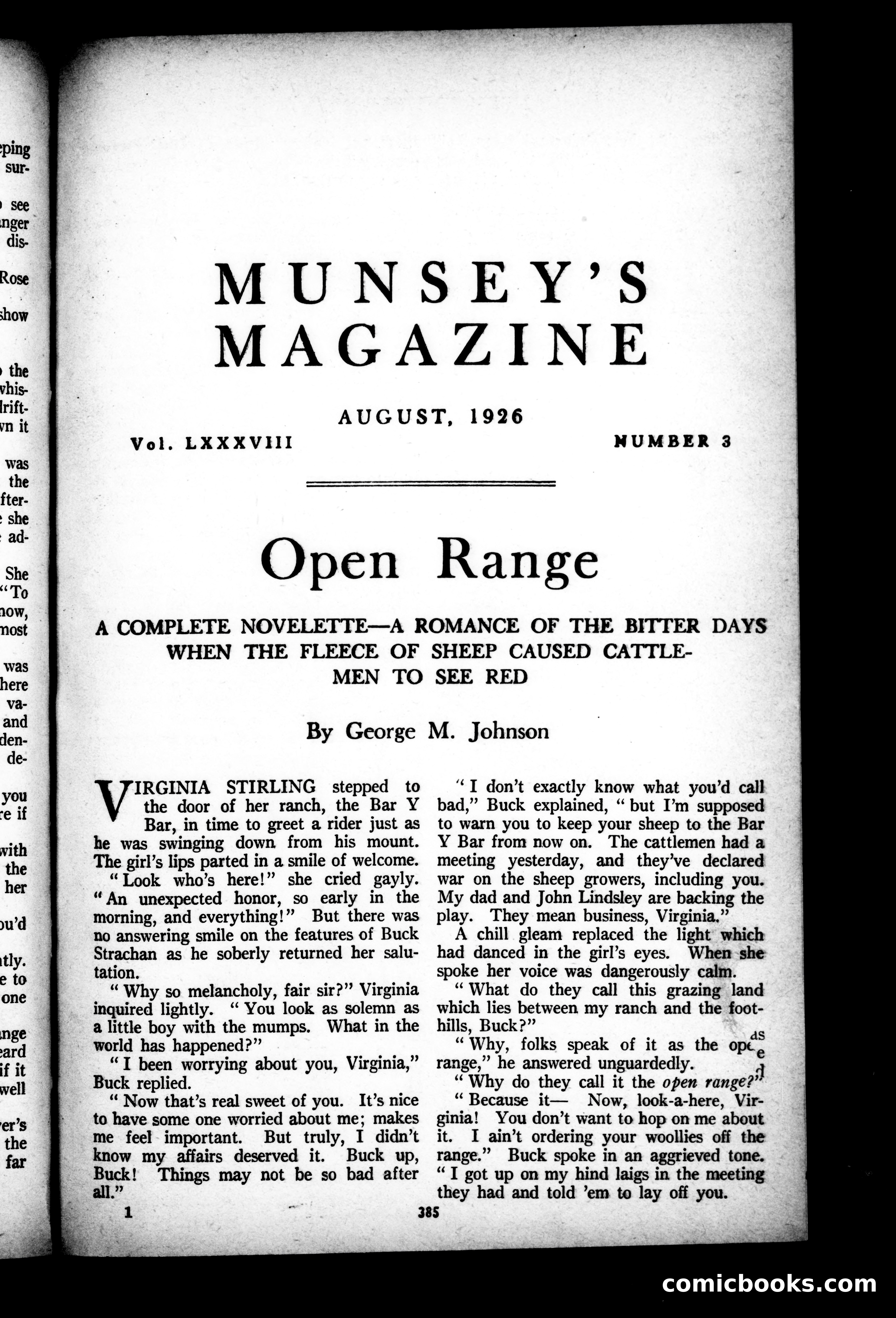 Munsey's Magazine, August 1926 — page 1 of 192