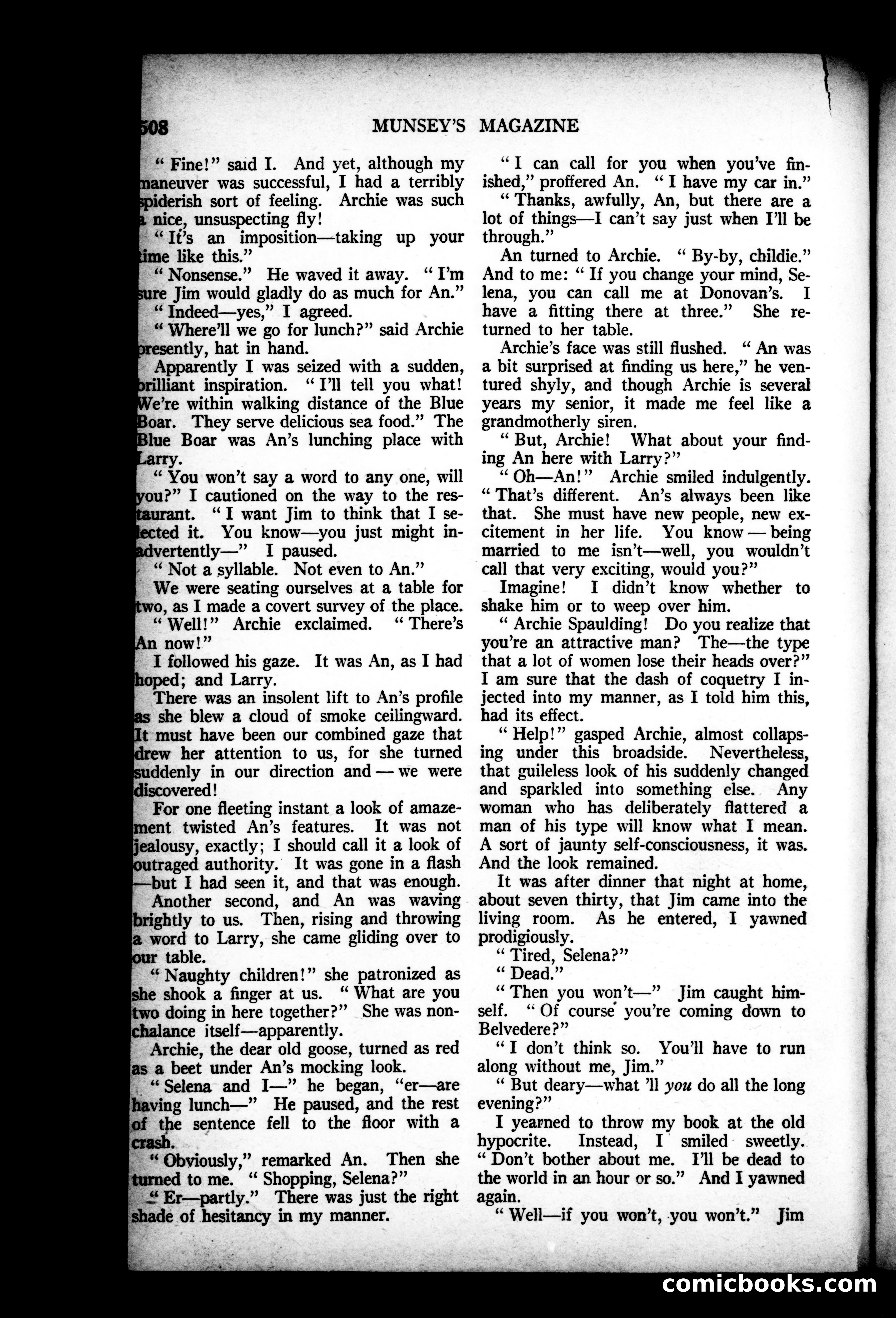 Munsey's Magazine, August 1926 — page 124 of 192