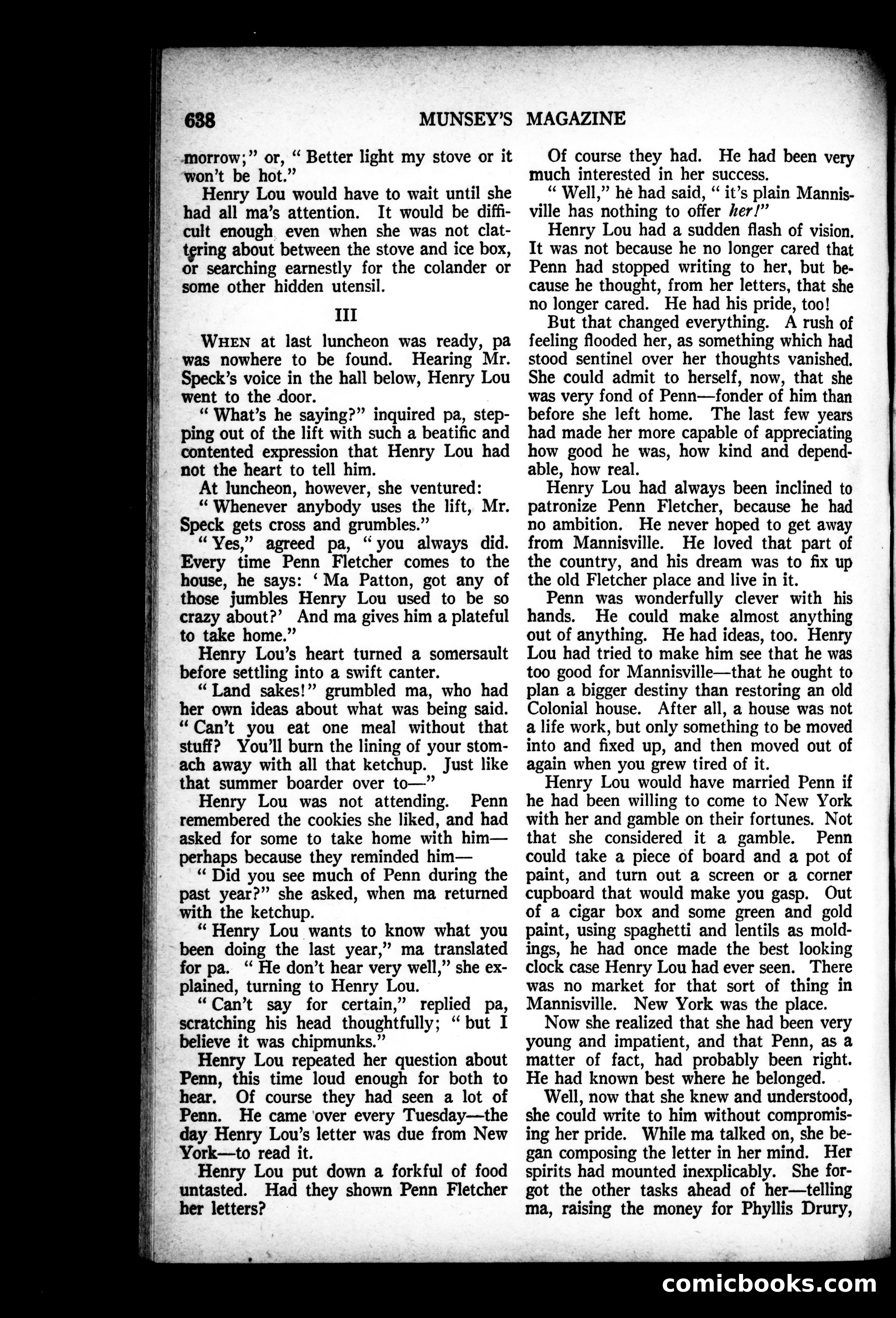 Munsey's Magazine, September 1926 — page 62 of 193