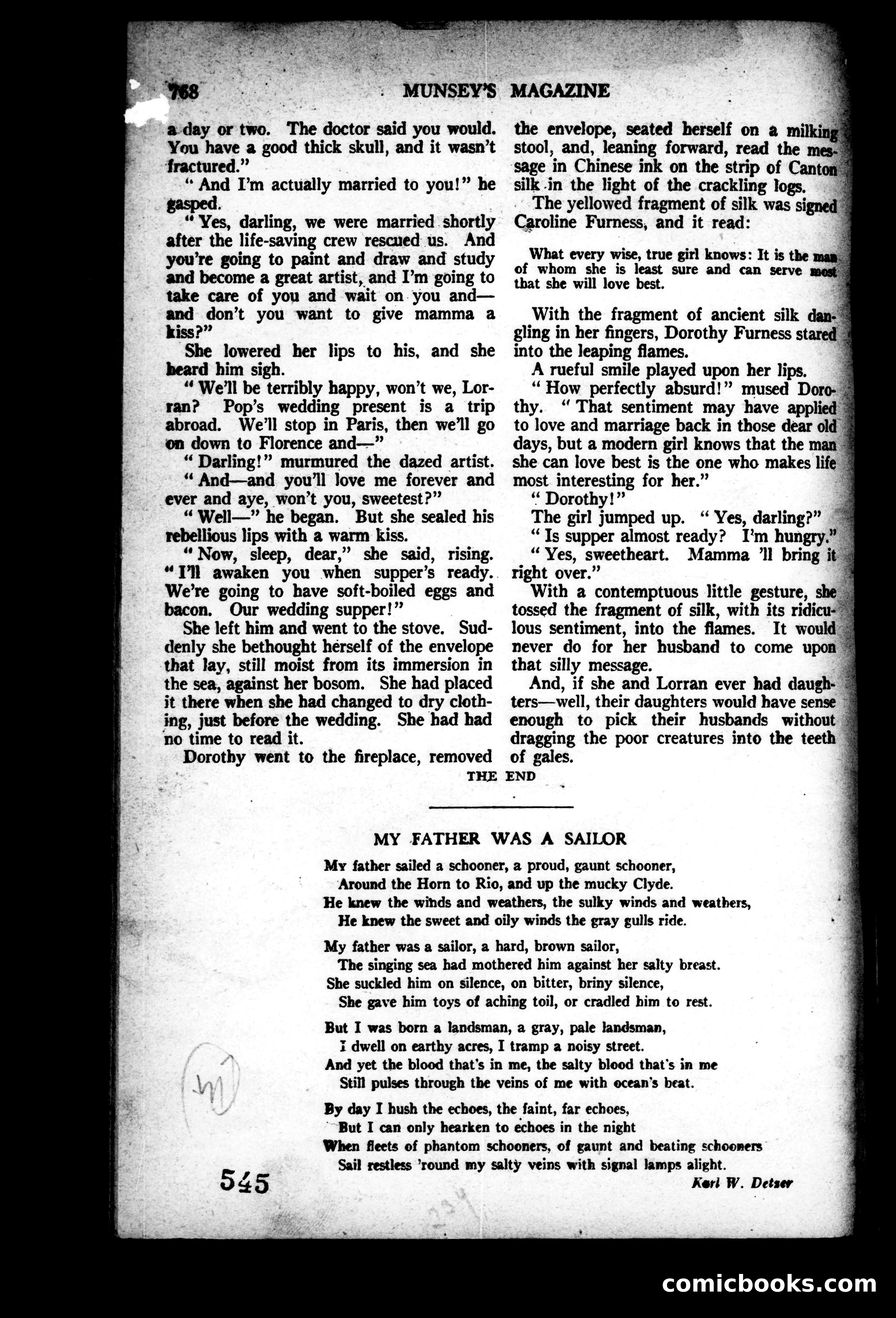 Munsey's Magazine, September 1926 — page 192 of 193