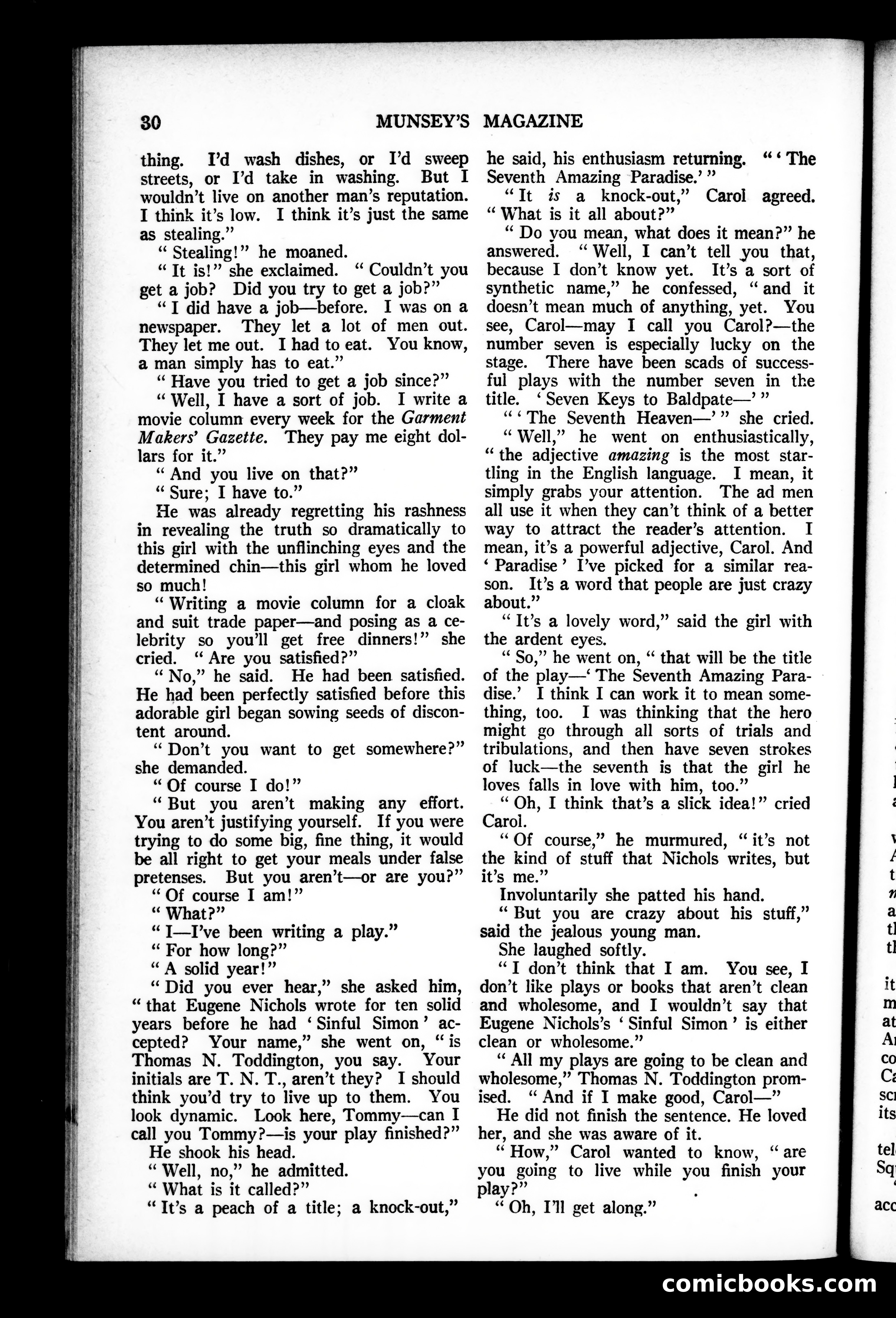 Munsey's Magazine, October 1926 — page 30 of 192