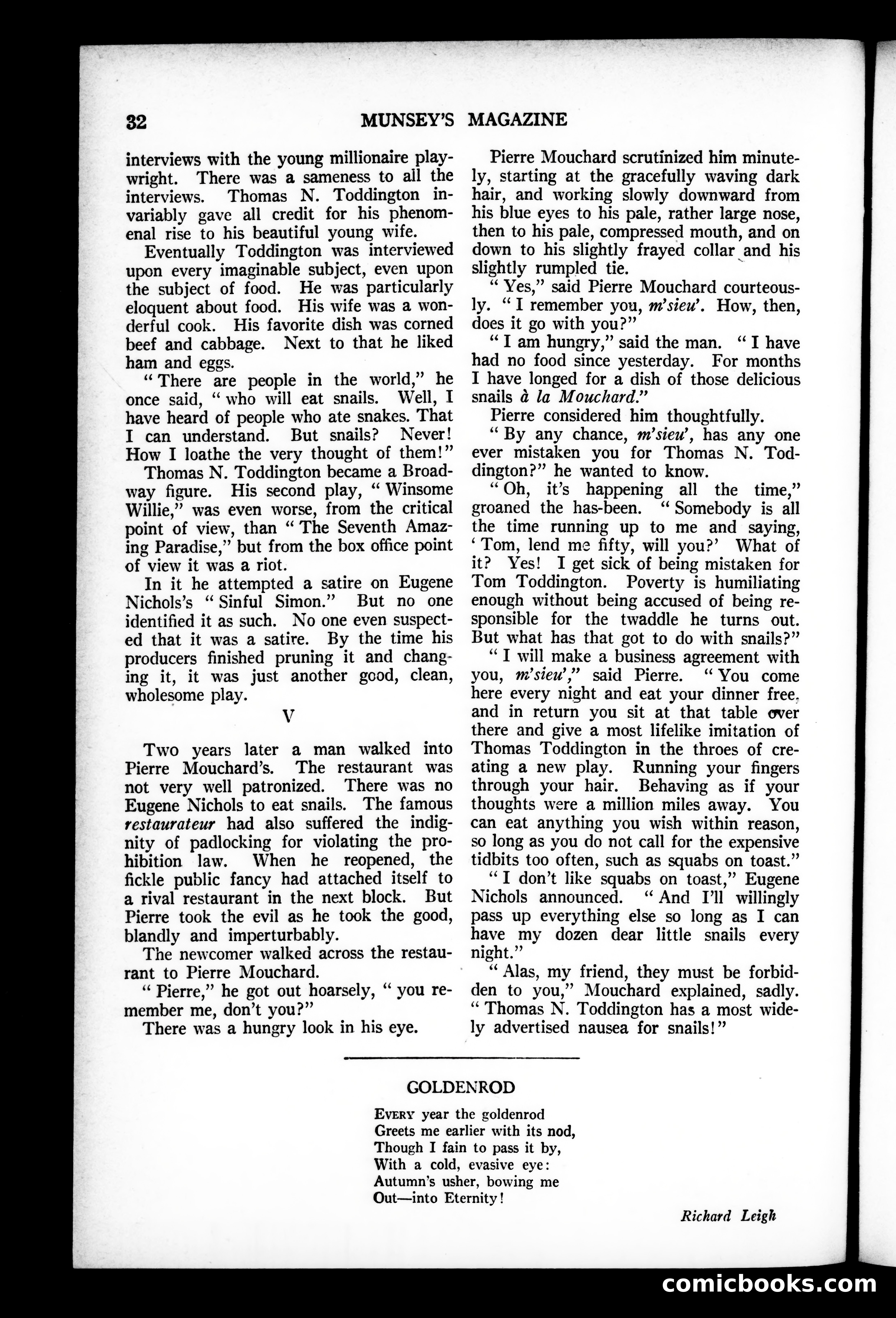Munsey's Magazine, October 1926 — page 32 of 192