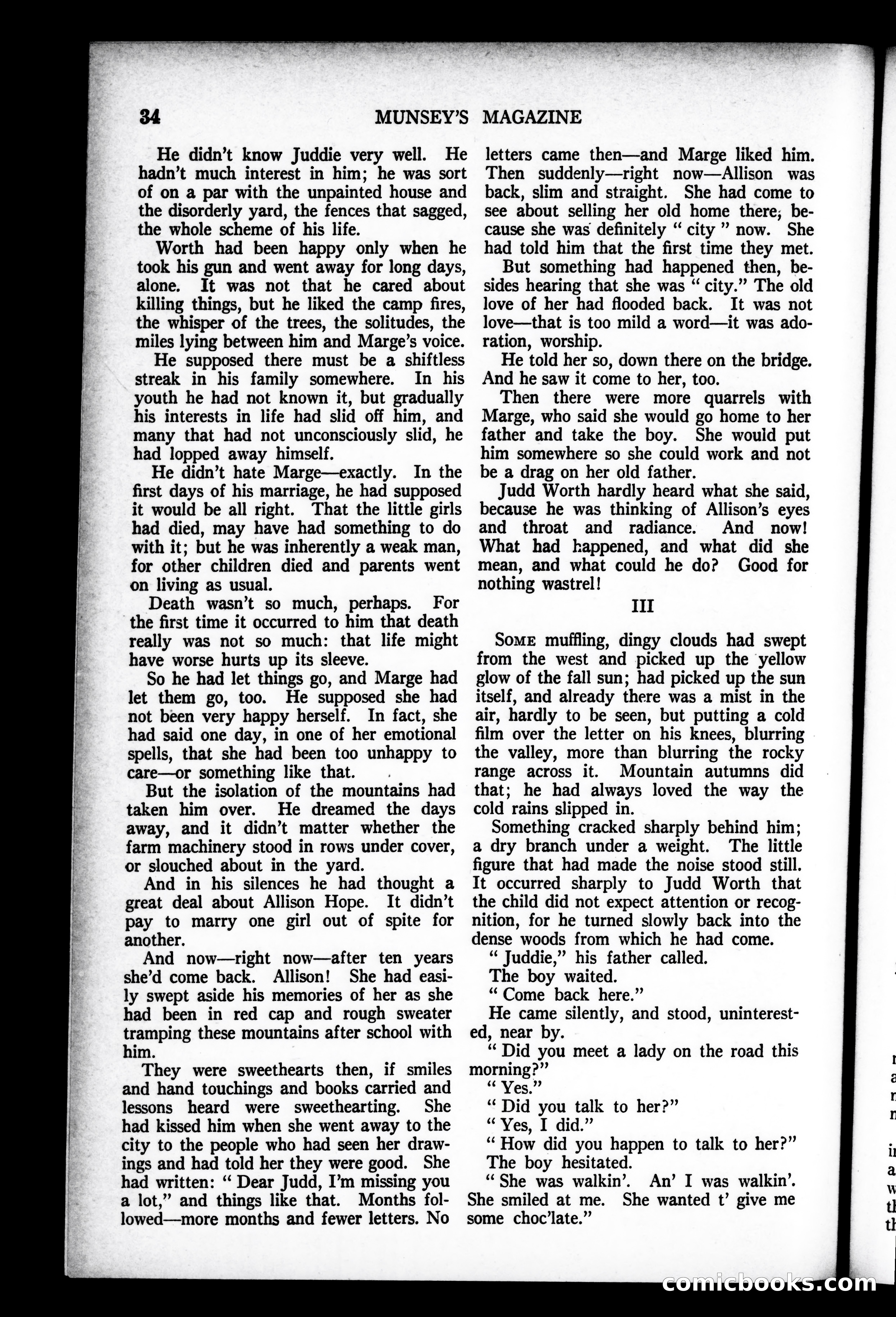 Munsey's Magazine, October 1926 — page 34 of 192