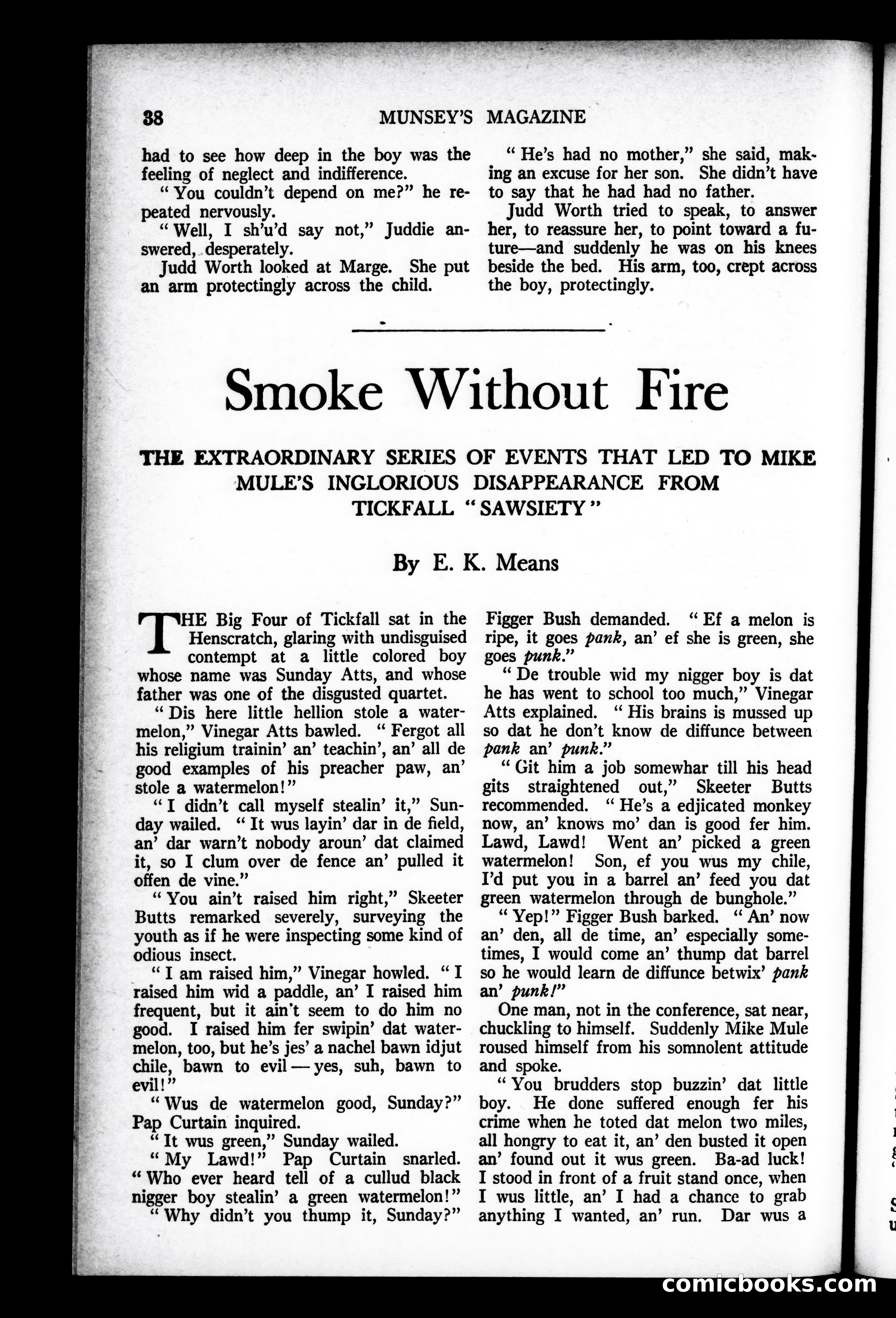 Munsey's Magazine, October 1926 — page 38 of 192