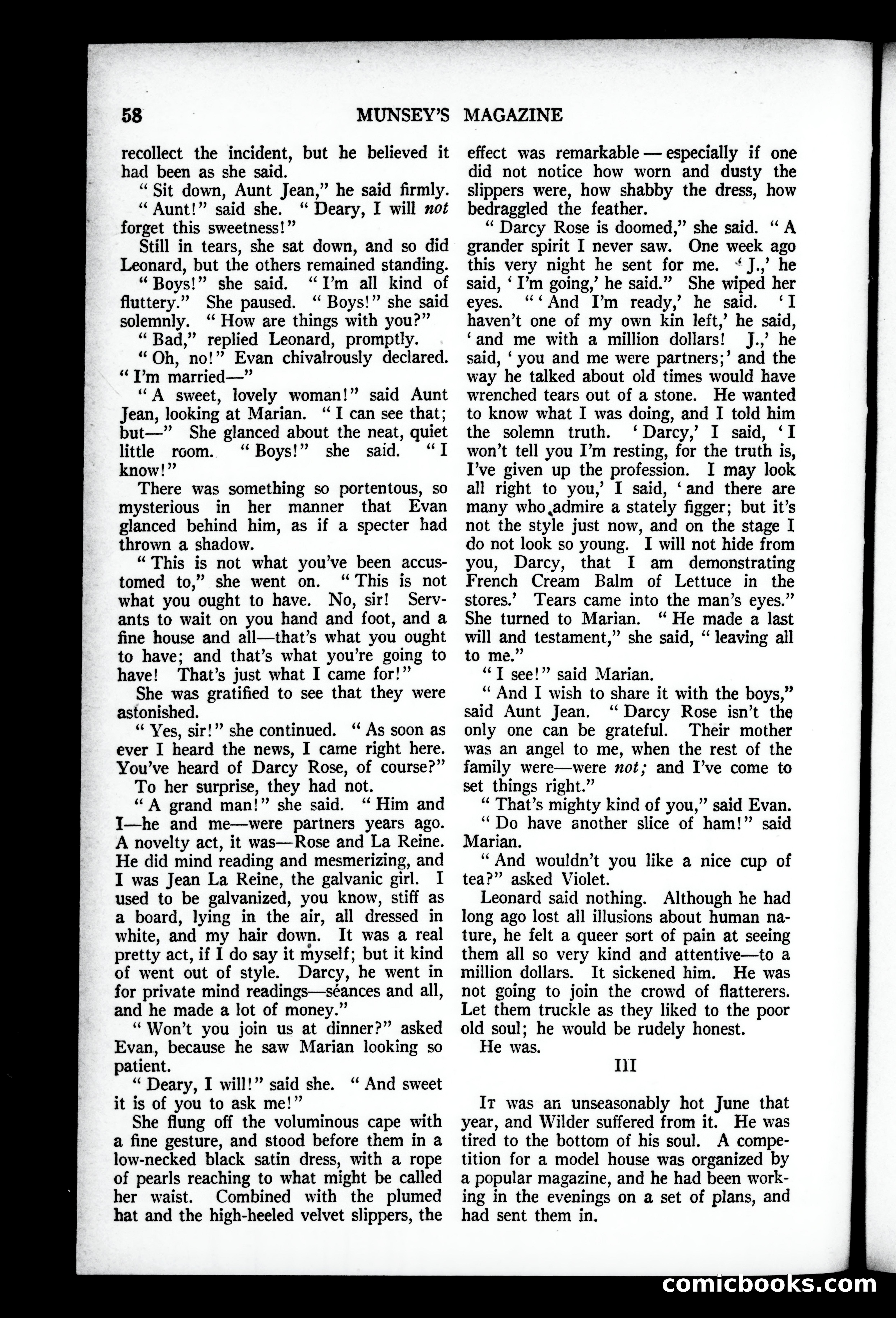 Munsey's Magazine, October 1926 — page 58 of 192