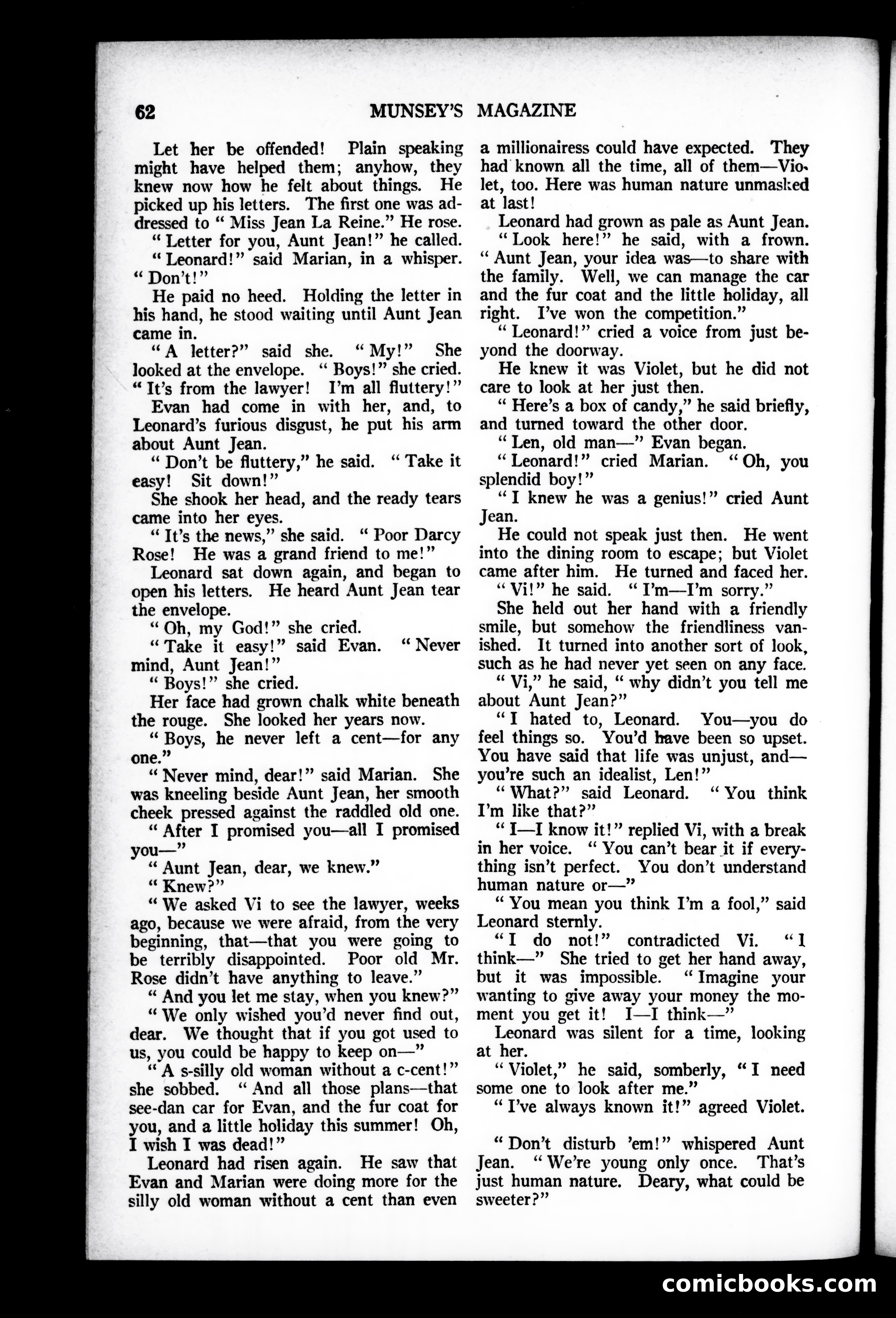 Munsey's Magazine, October 1926 — page 62 of 192