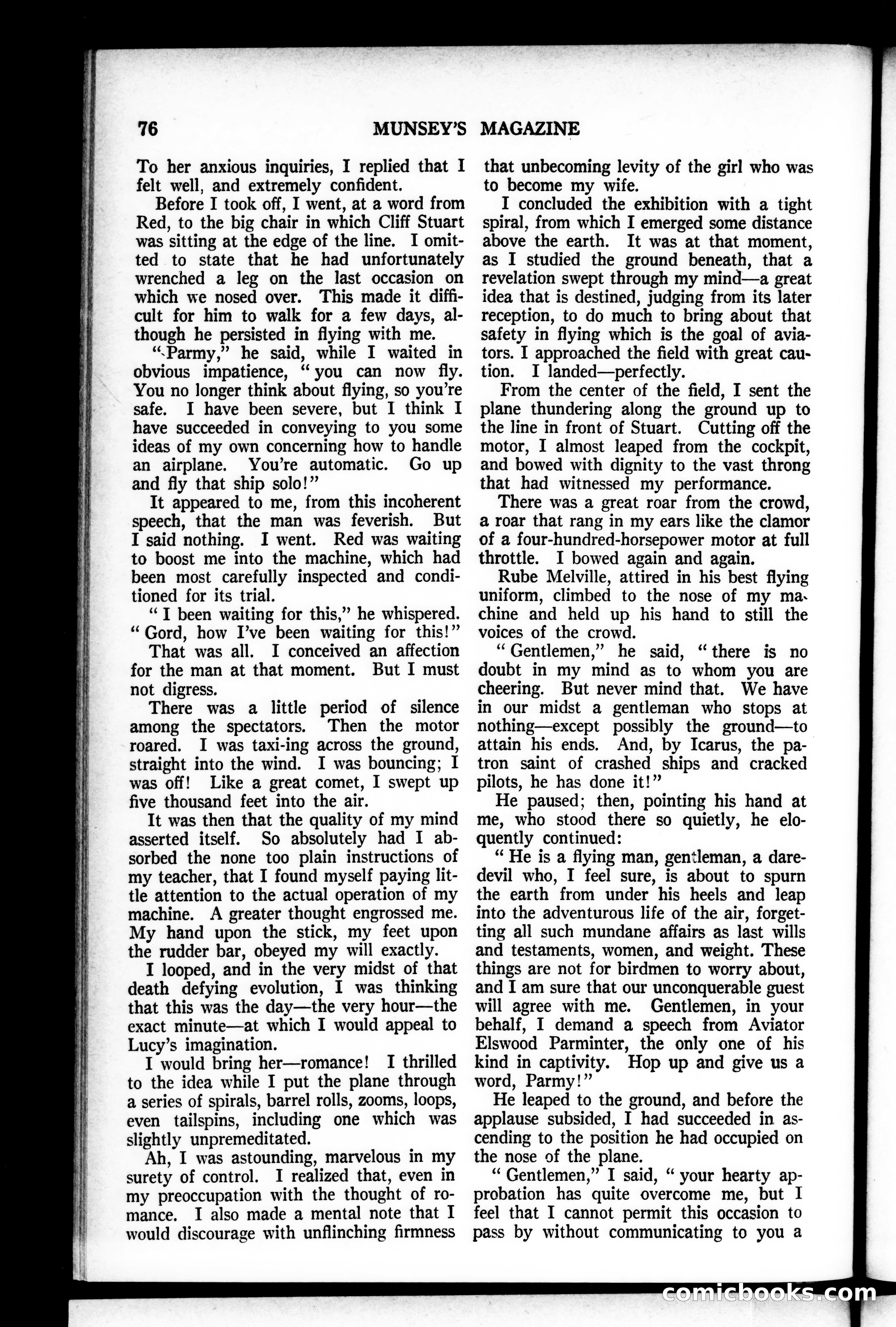 Munsey's Magazine, October 1926 — page 76 of 192