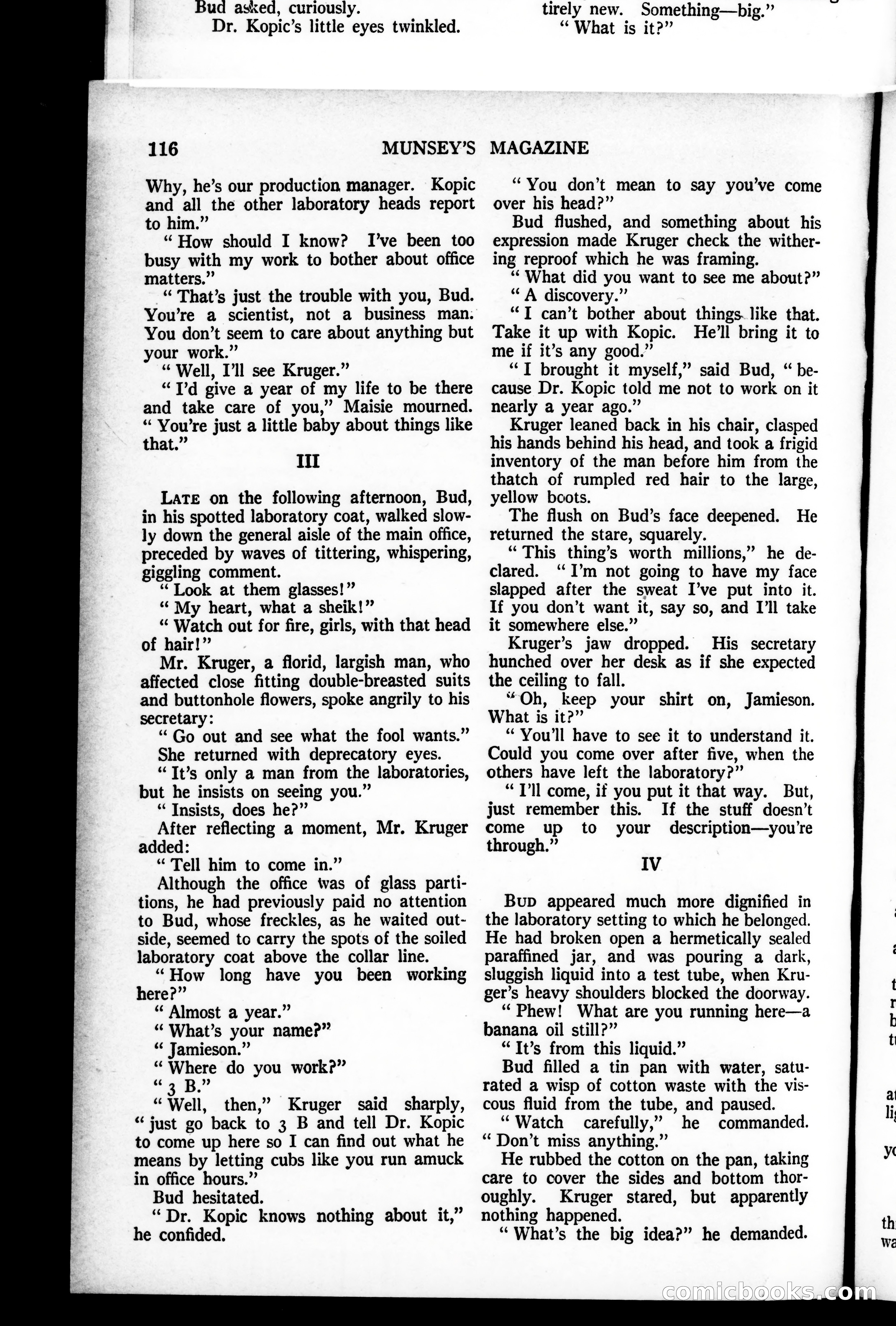 Munsey's Magazine, October 1926 — page 116 of 192