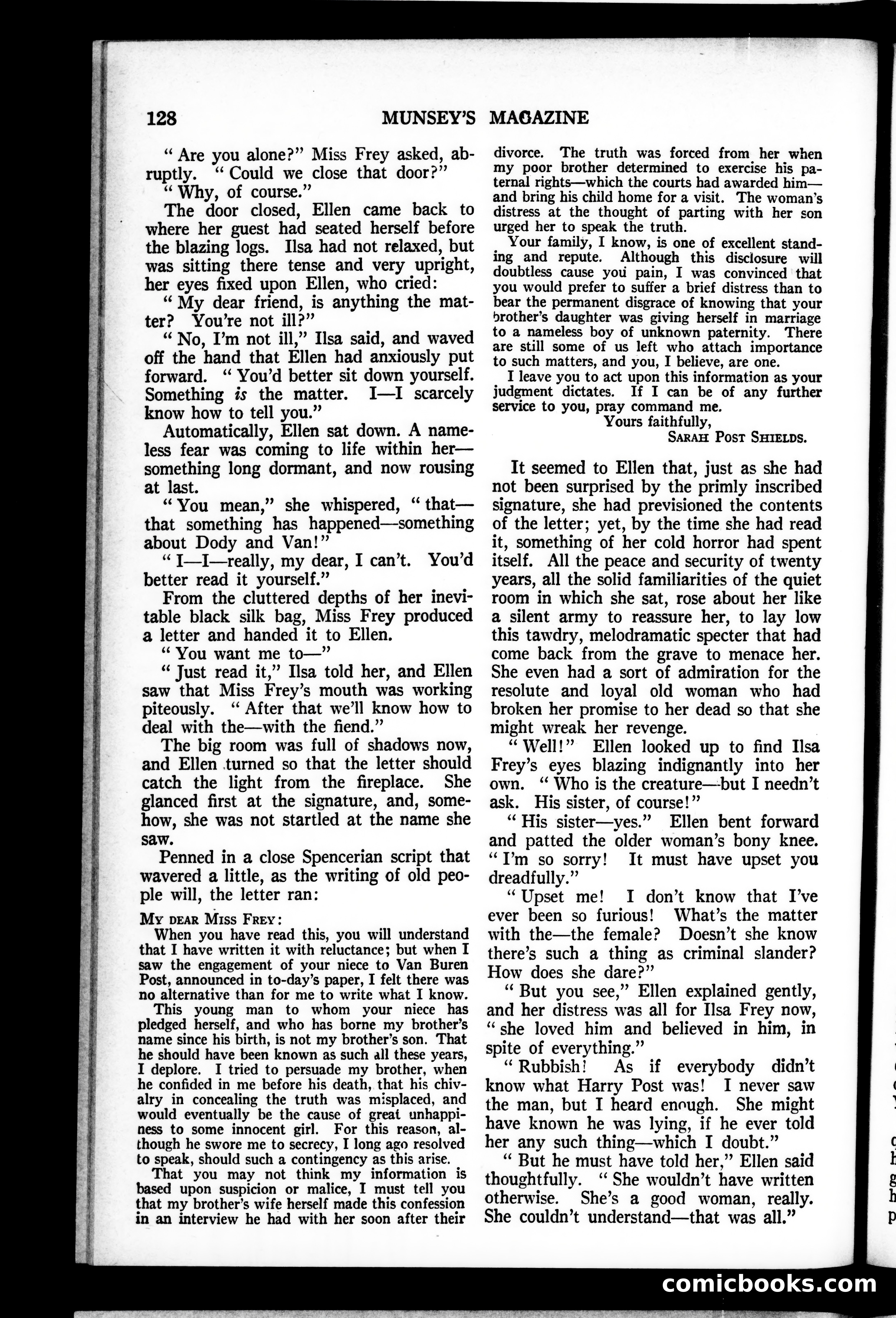 Munsey's Magazine, October 1926 — page 128 of 192