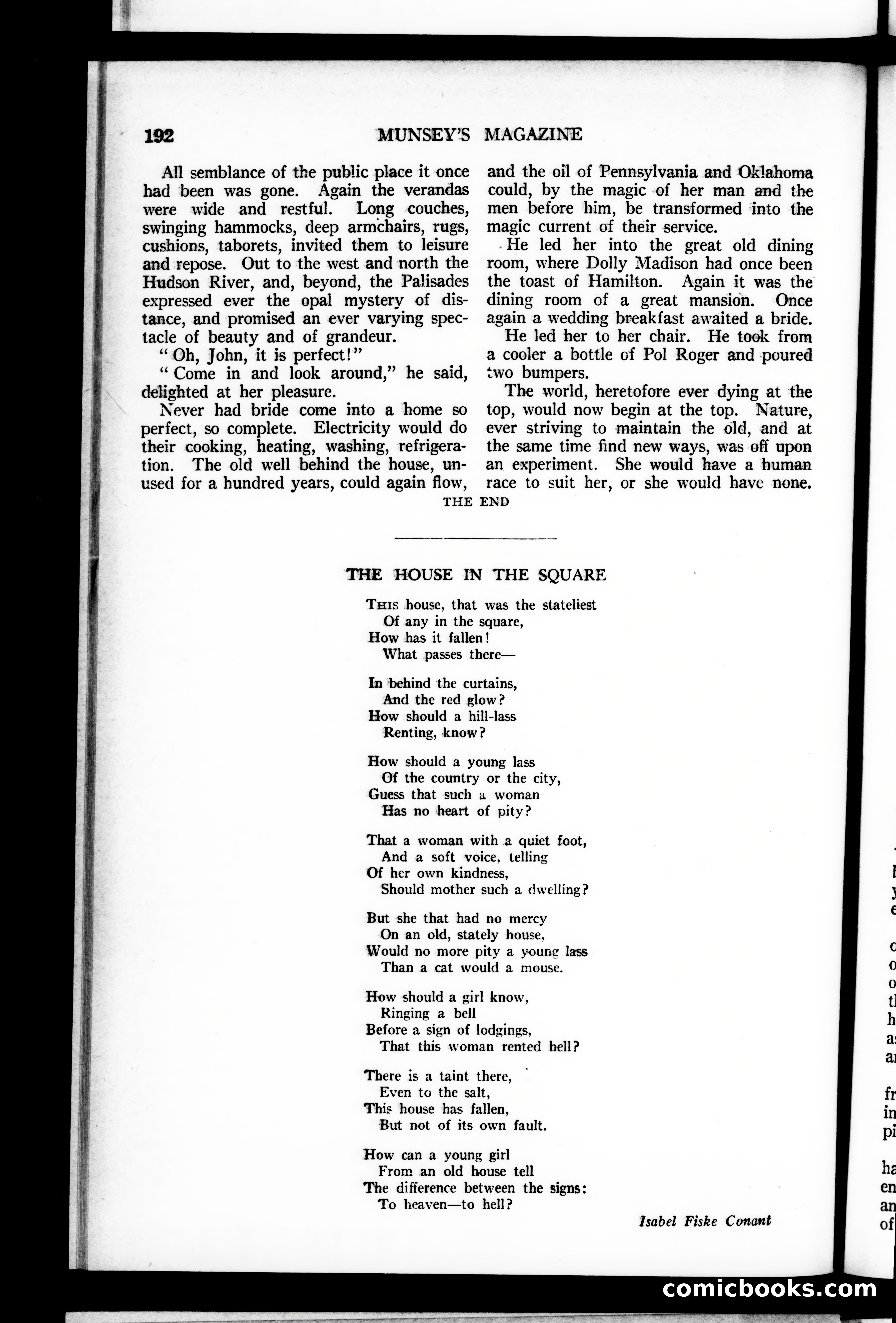 Munsey's Magazine, October 1926 — page 192 of 192