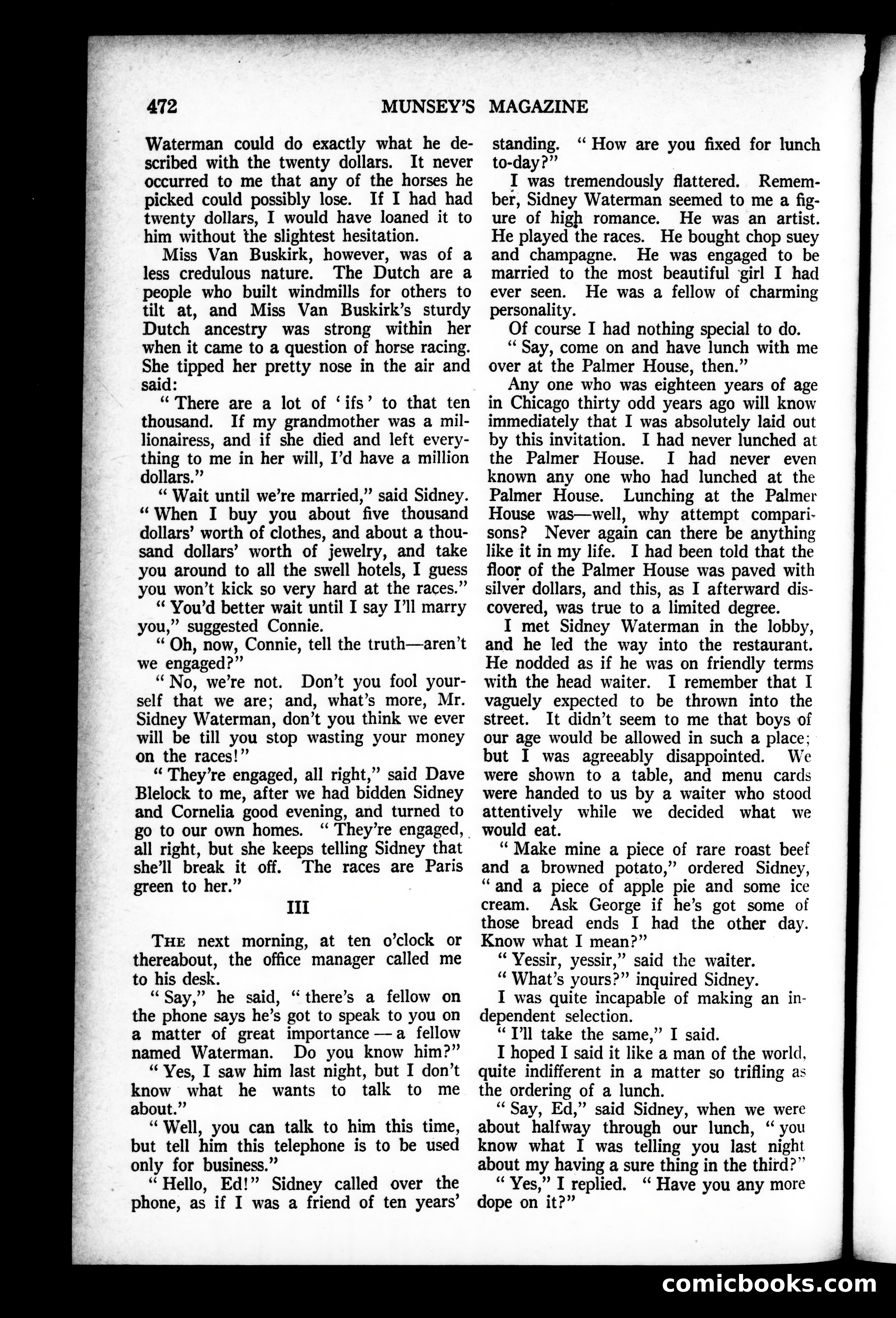 Munsey's Magazine, December 1926 — page 88 of 192