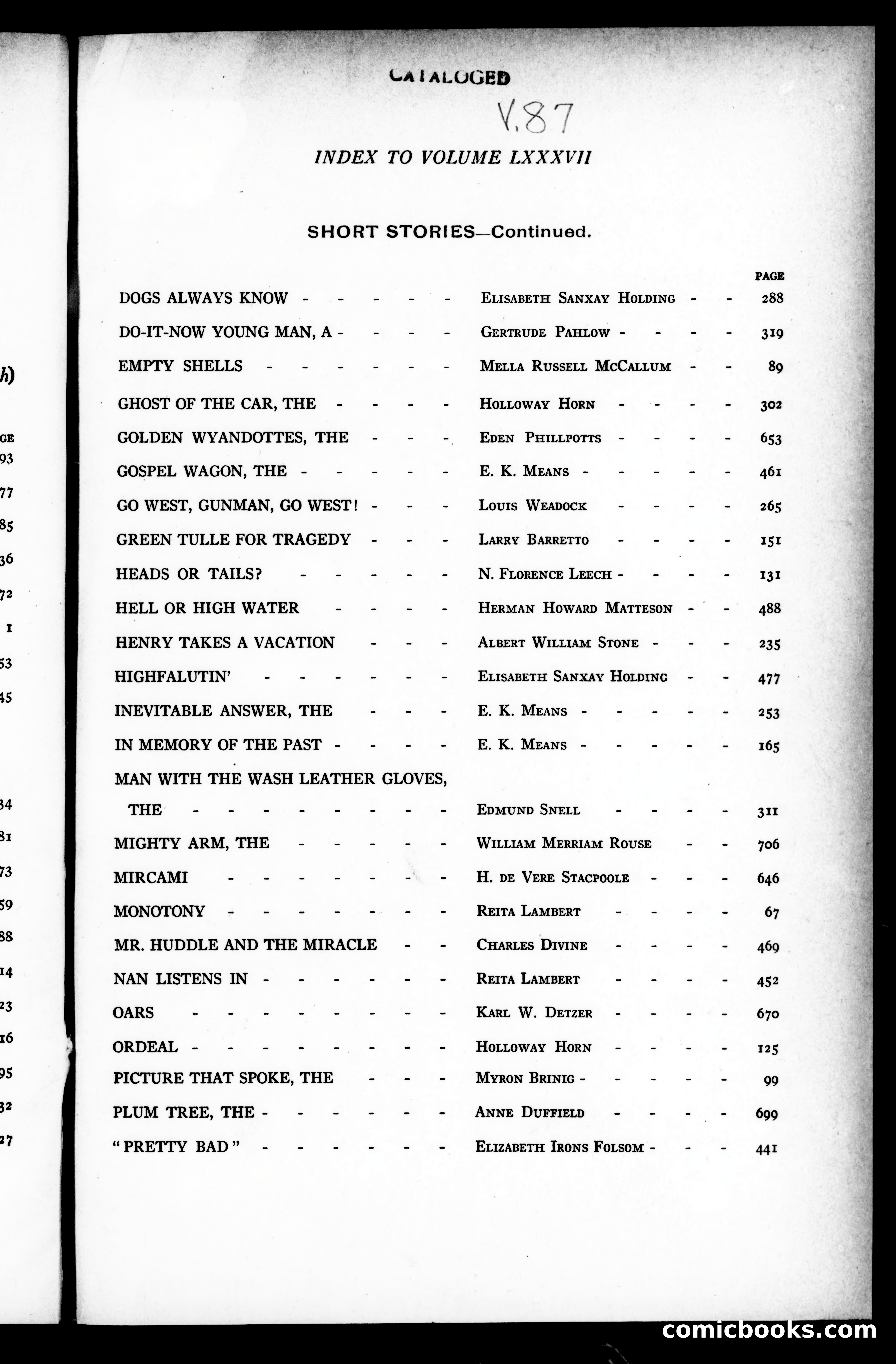 Munsey's Magazine, Volume LXXXVII — page 3 of 5