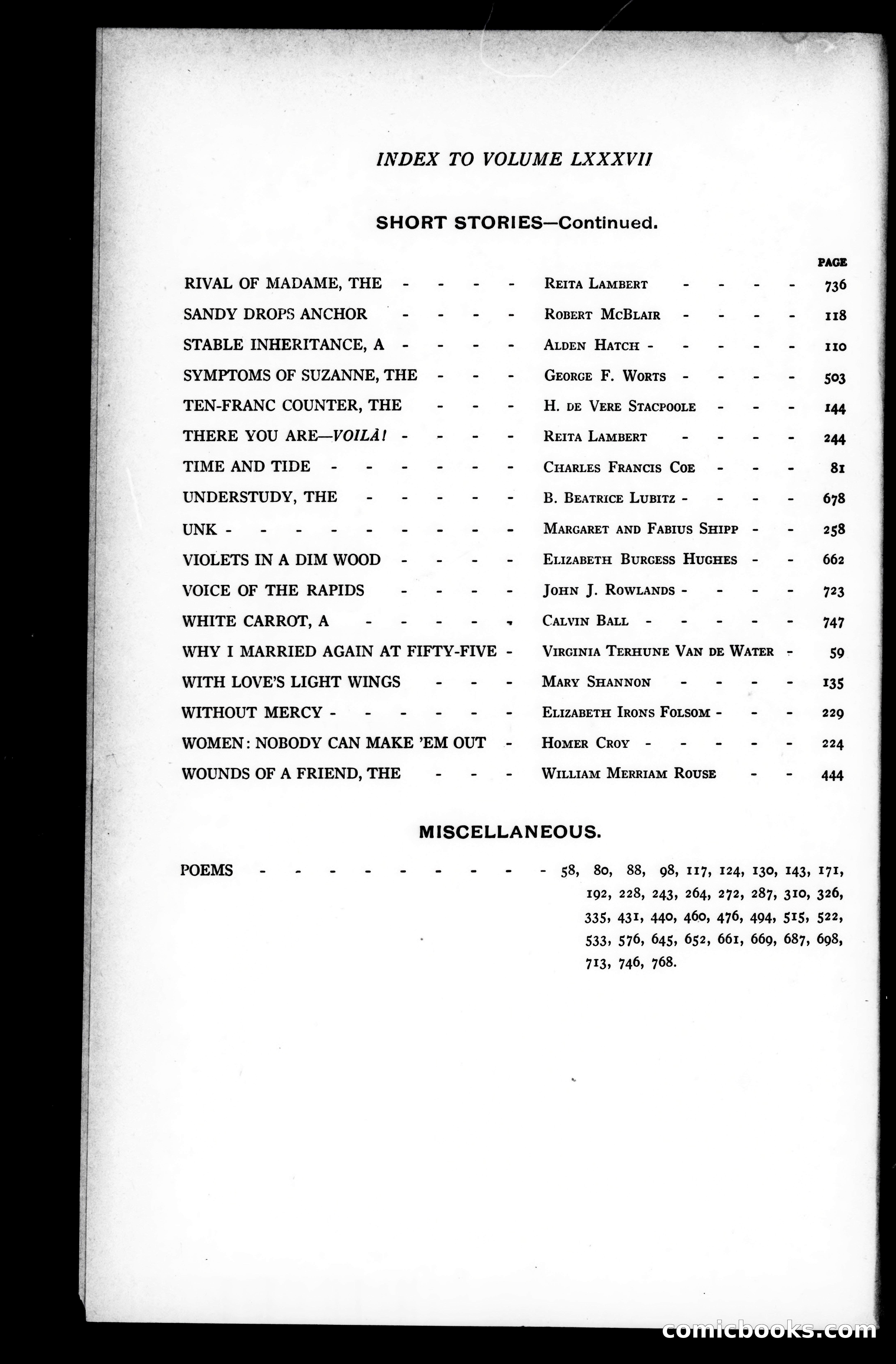 Munsey's Magazine, Volume LXXXVII — page 4 of 5