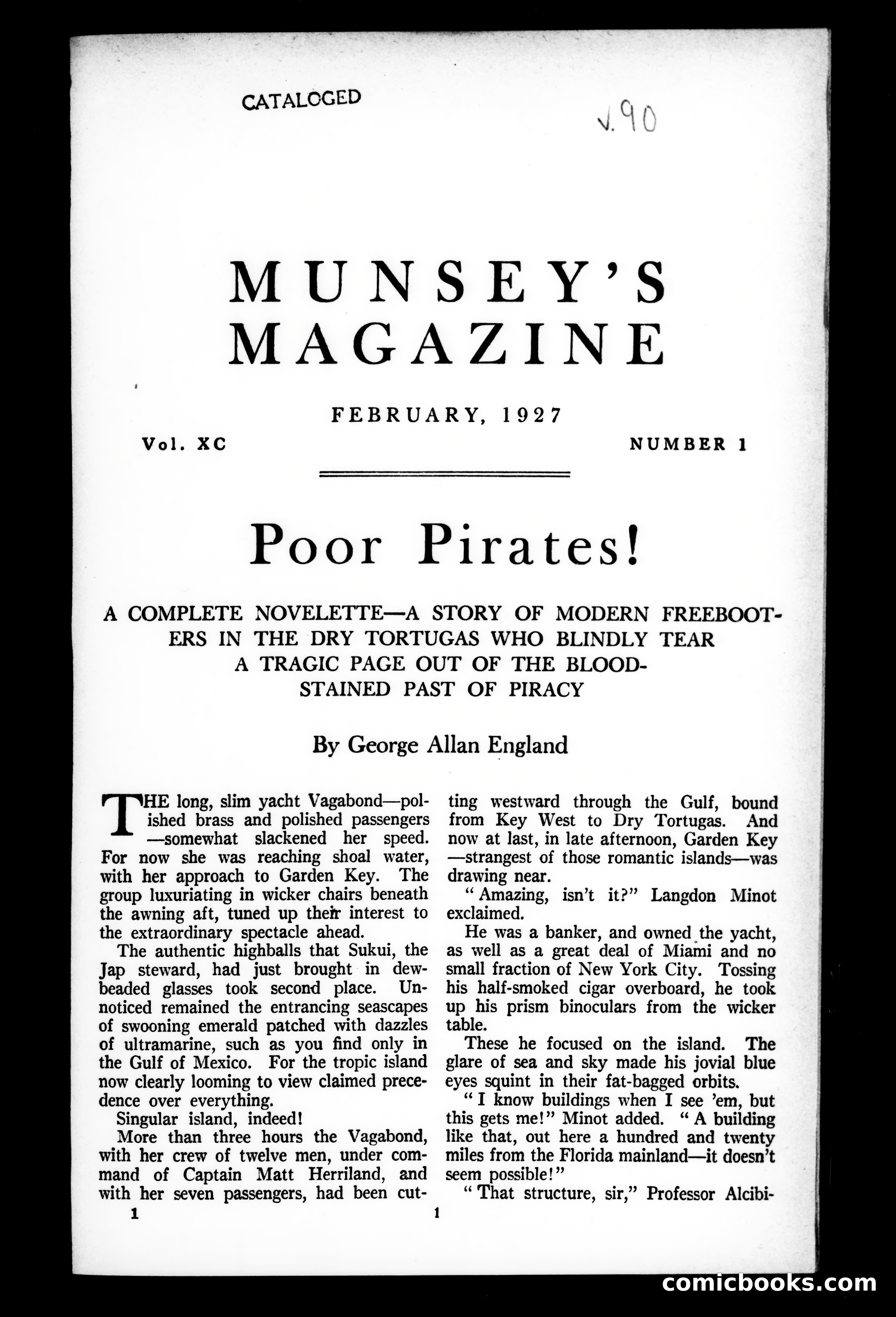 Munsey's Magazine, February 1927 — page 1 of 192