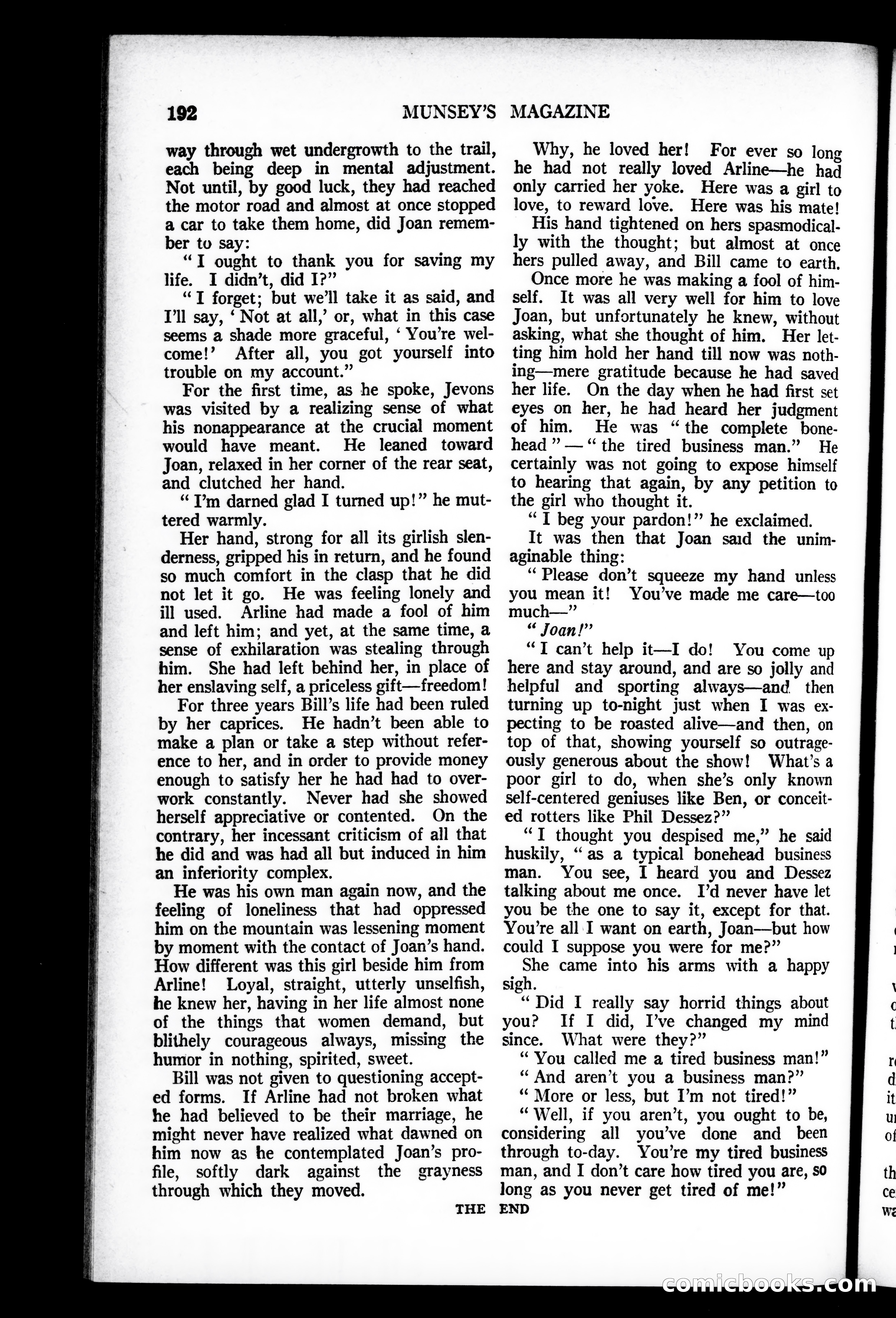 Munsey's Magazine, February 1927 — page 192 of 192