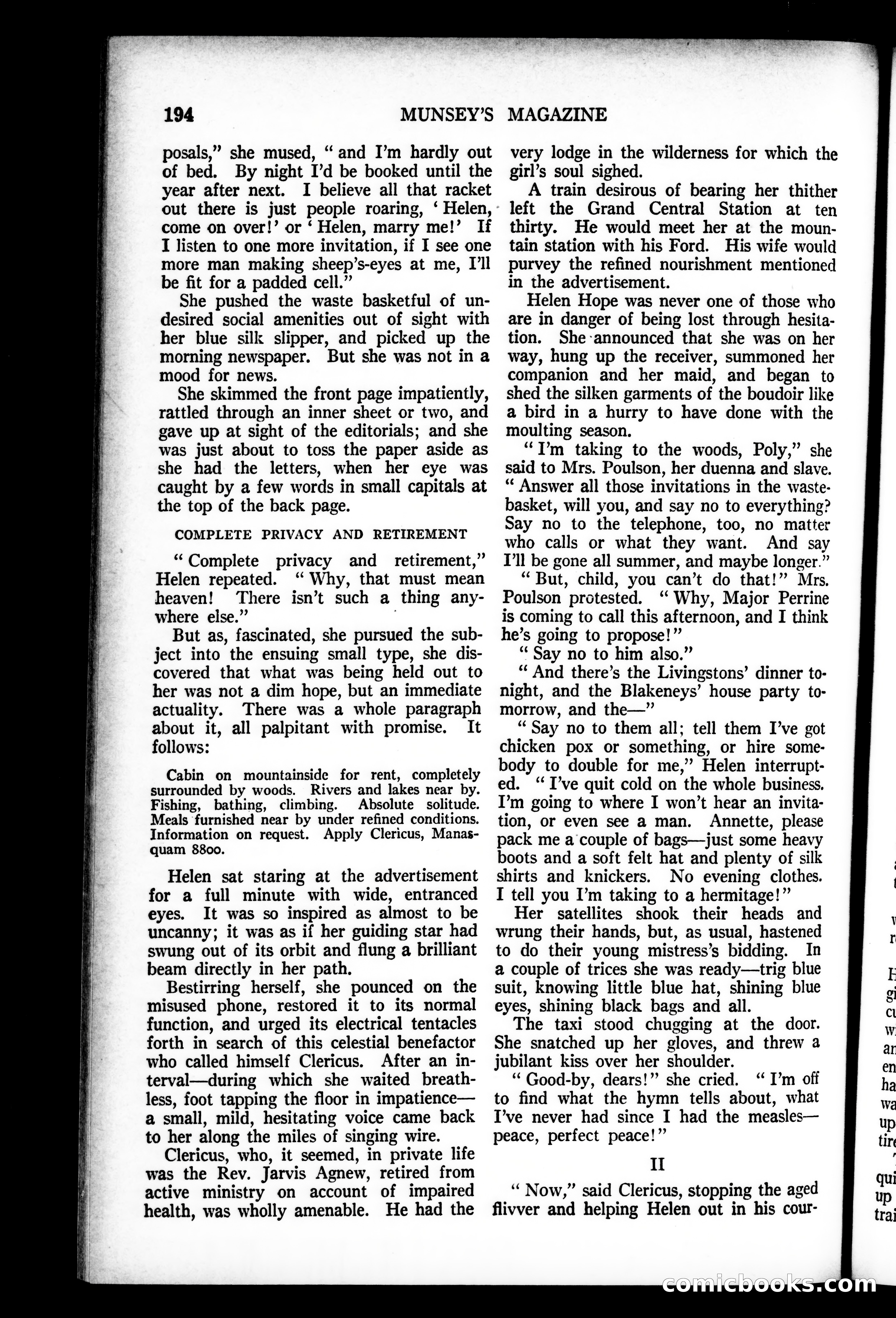 Munsey's Magazine, March 1927 — page 2 of 192