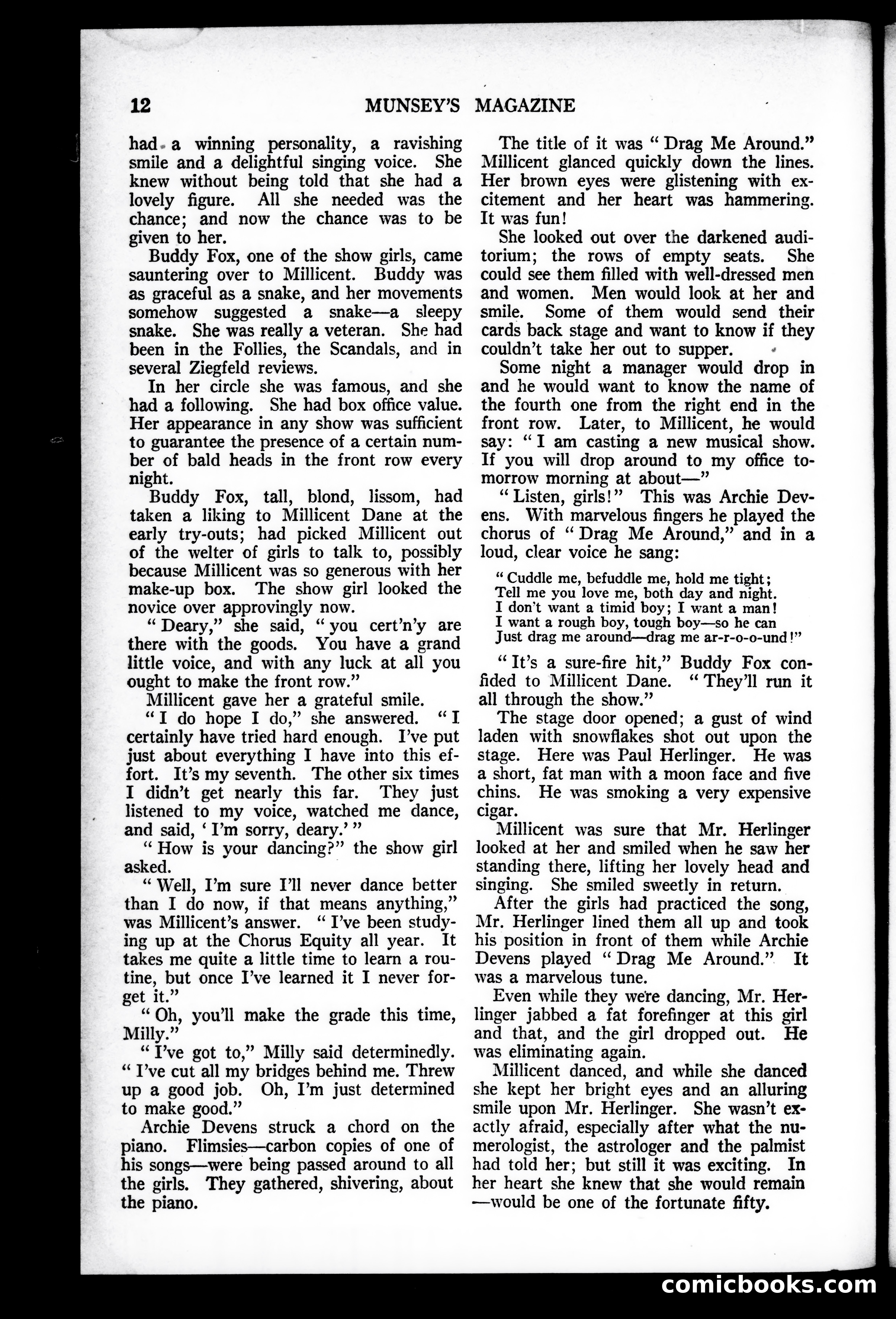 Munsey's Magazine, October 1927 — page 12 of 192