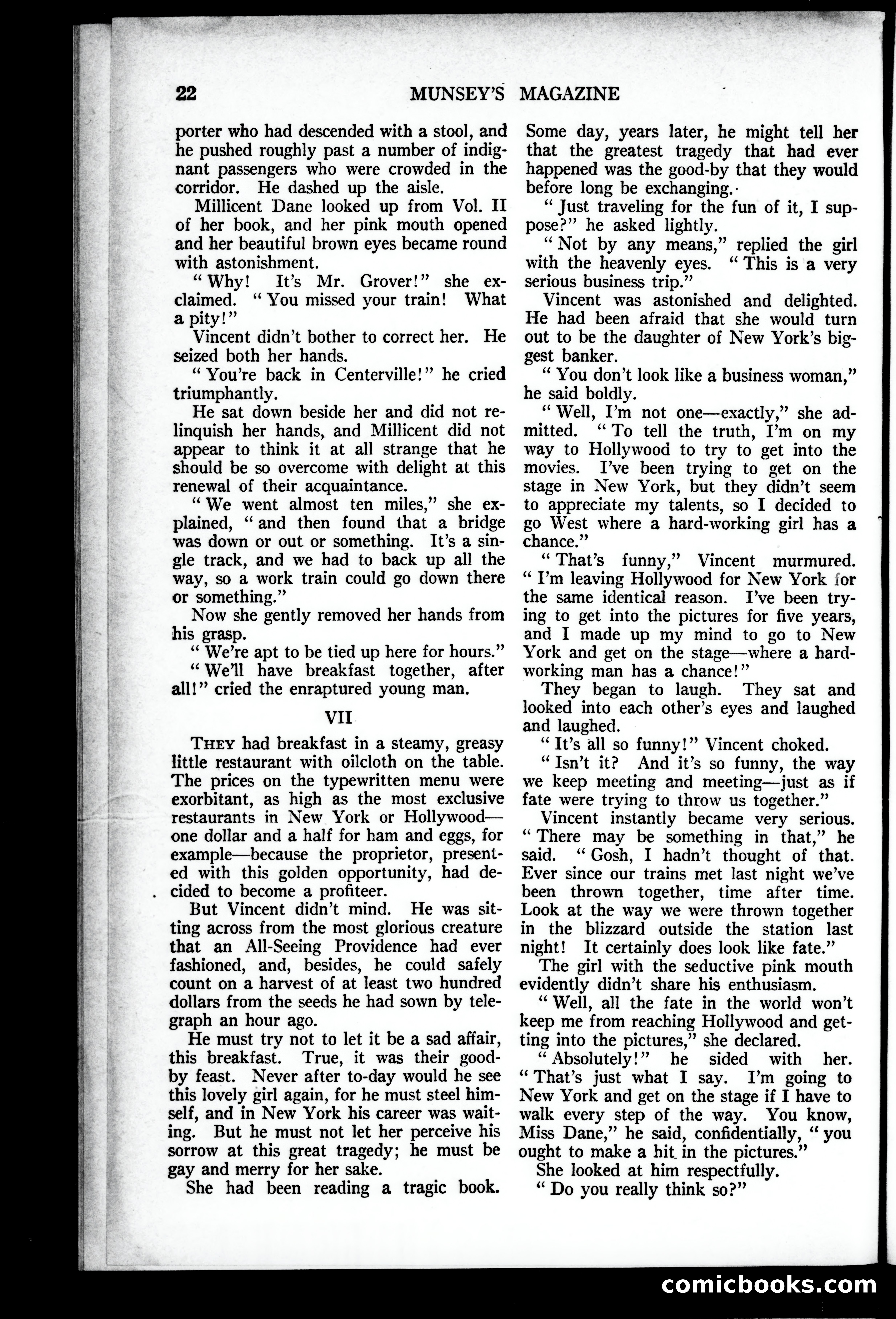 Munsey's Magazine, October 1927 — page 22 of 192