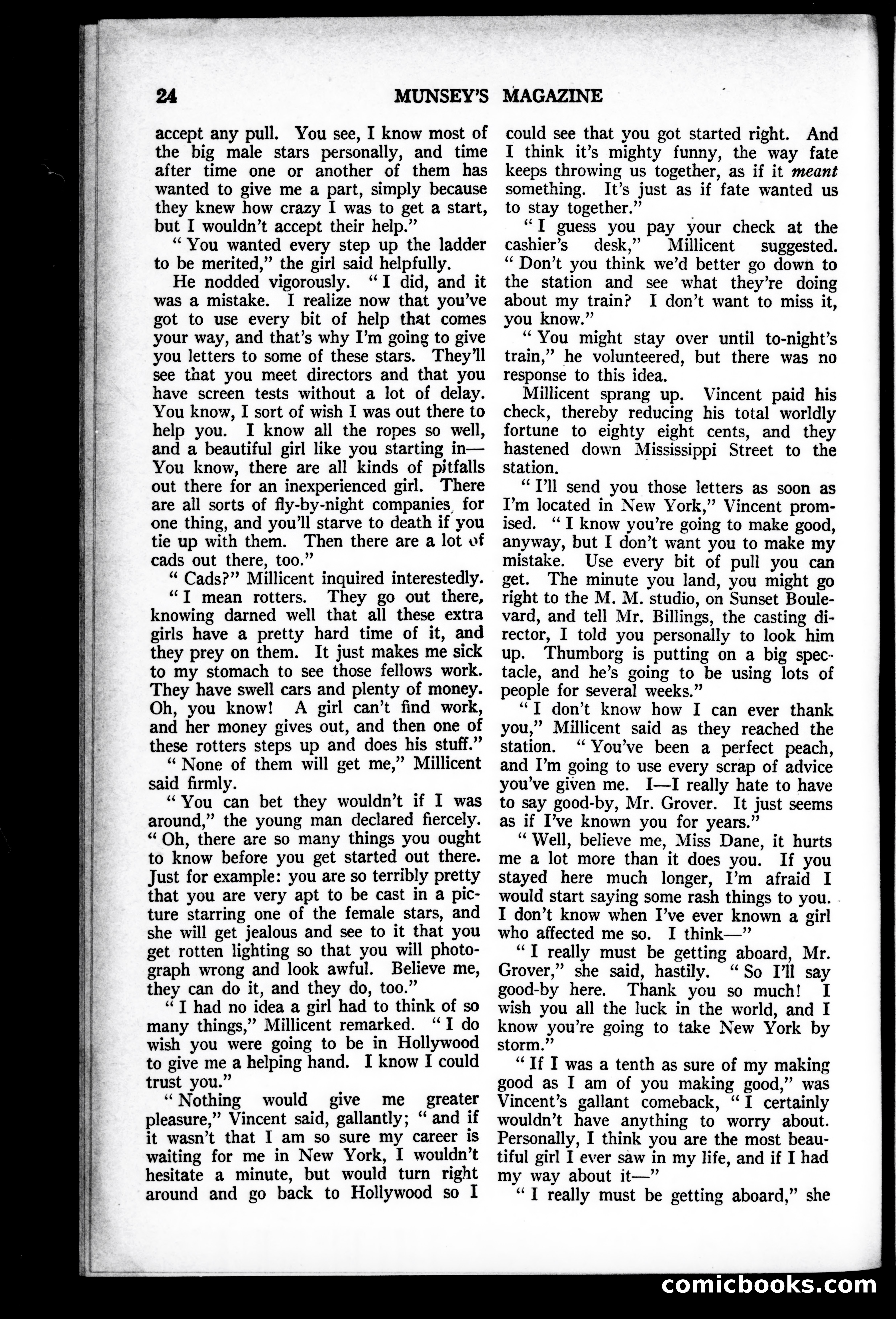 Munsey's Magazine, October 1927 — page 24 of 192
