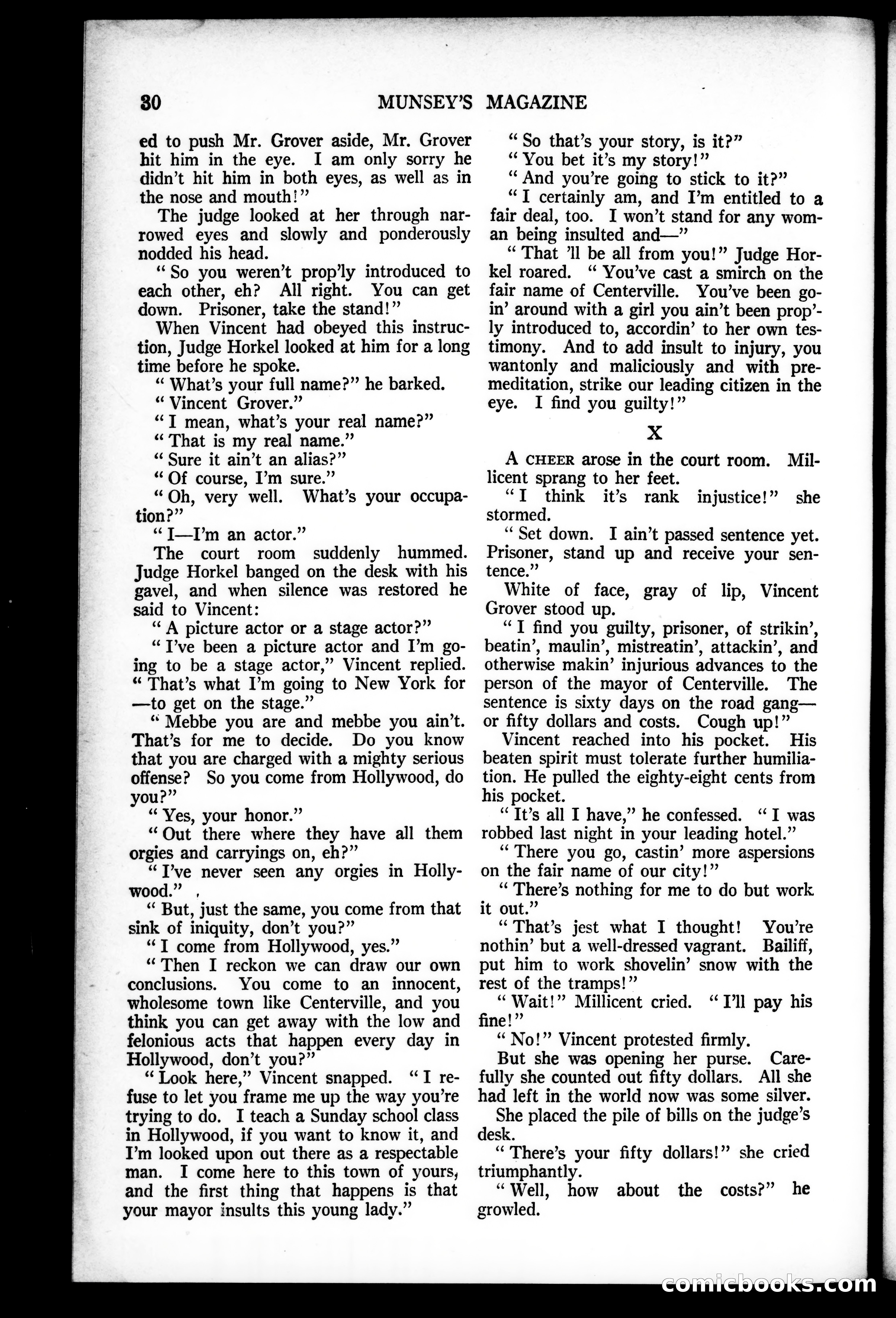 Munsey's Magazine, October 1927 — page 30 of 192